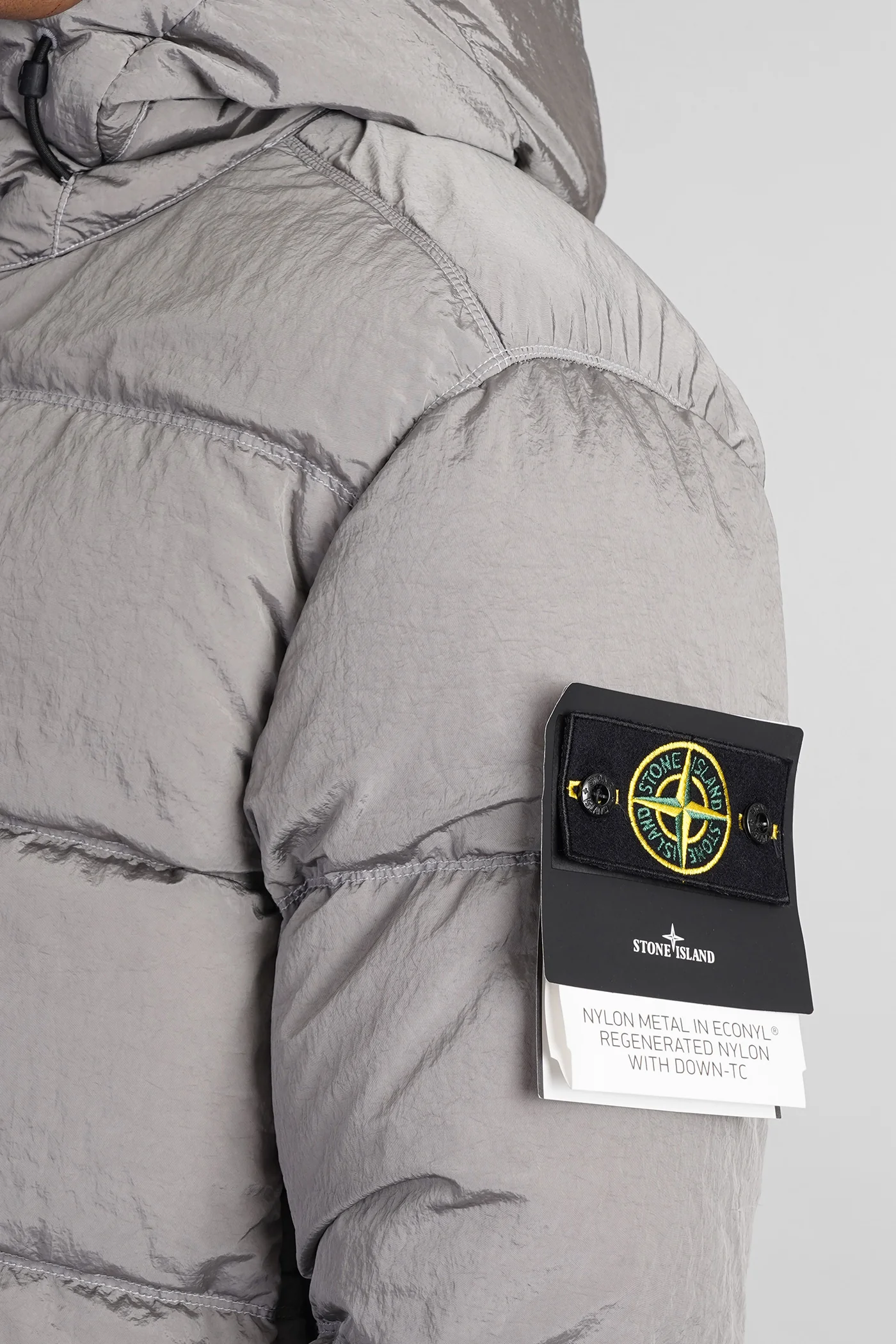 puffer in grey polyamide - Image 5