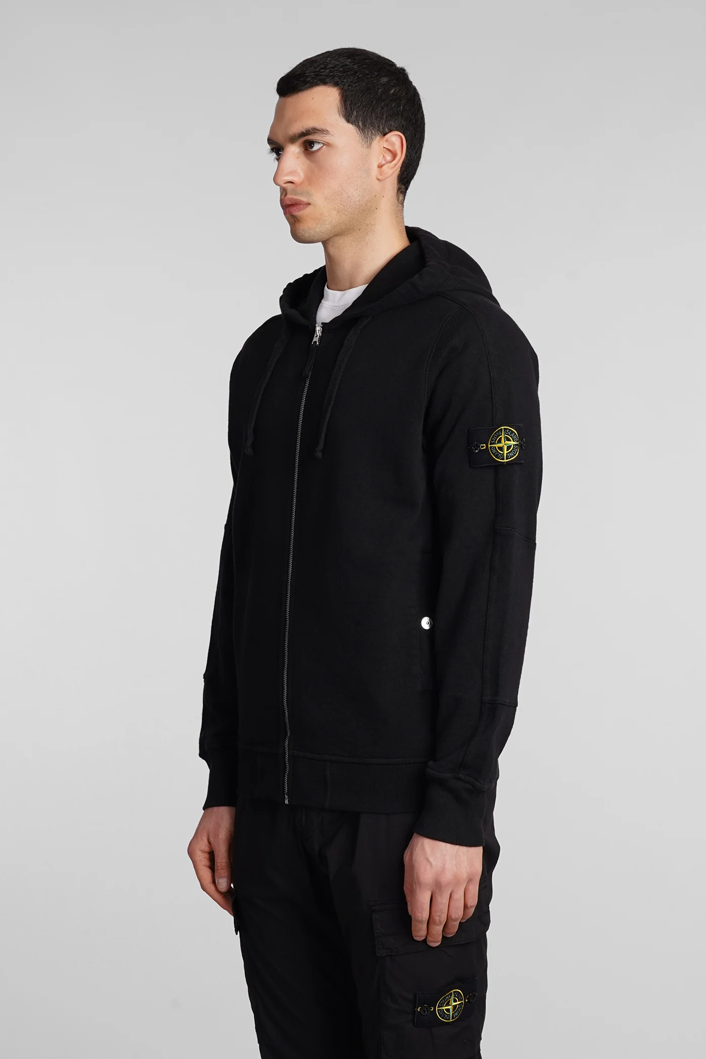 Sweatshirt in black cotton - Image 4