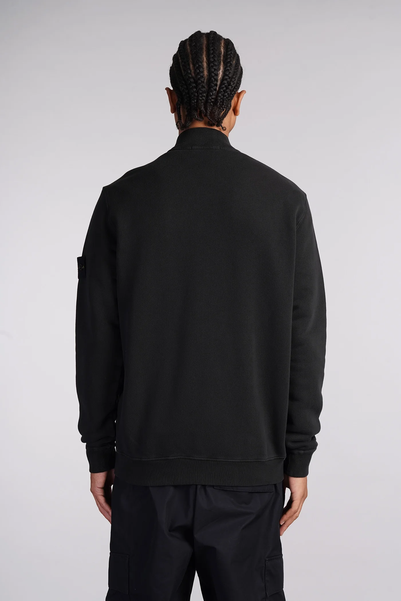 Sweatshirt in black cotton - Image 3
