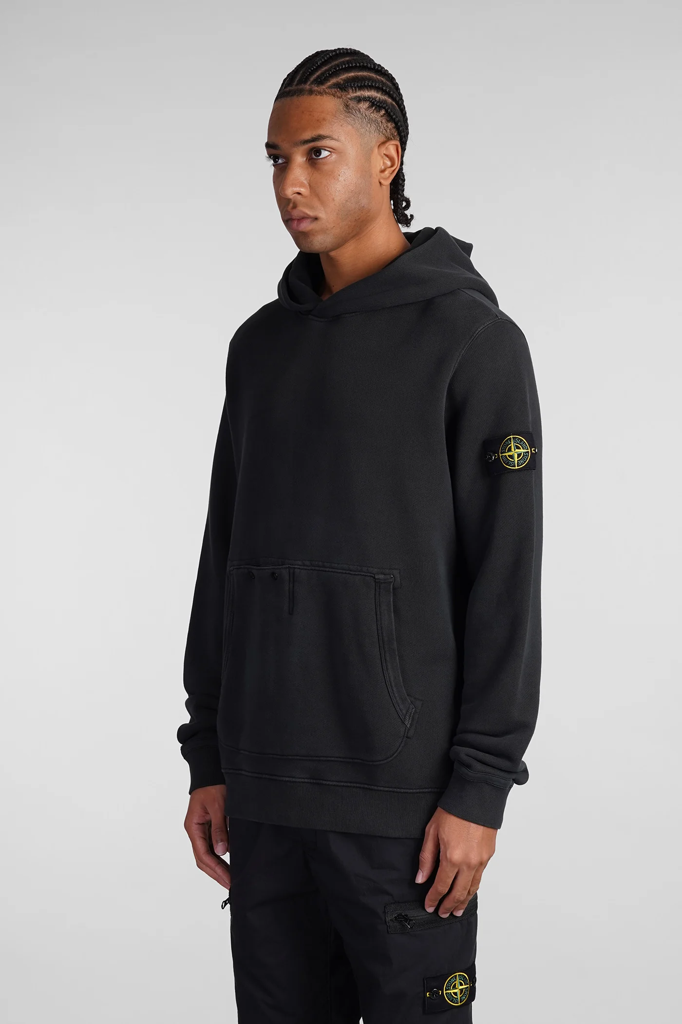 Sweatshirt in black cotton - Image 4
