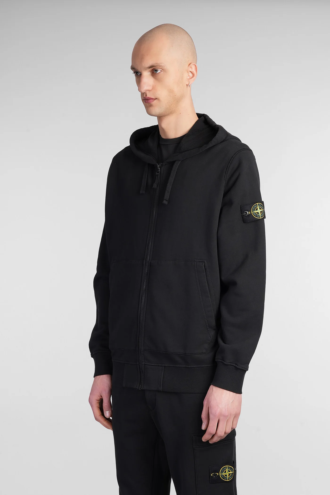 Sweatshirt in black cotton - Image 4