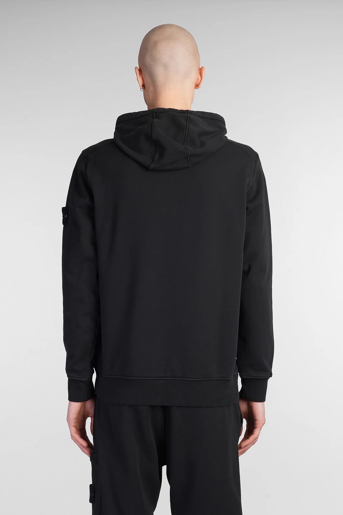 Sweatshirt in black cotton - Image 3