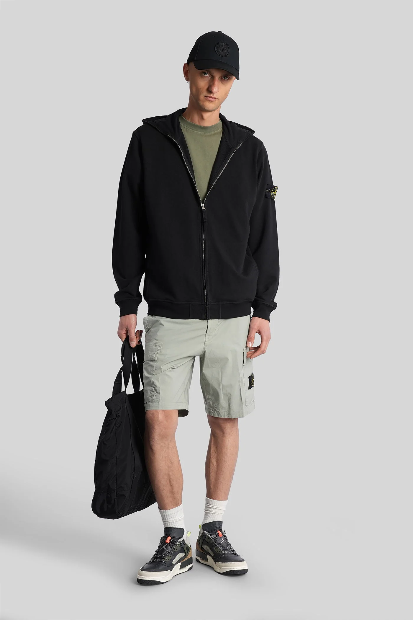 Sweatshirt in black cotton - Image 2