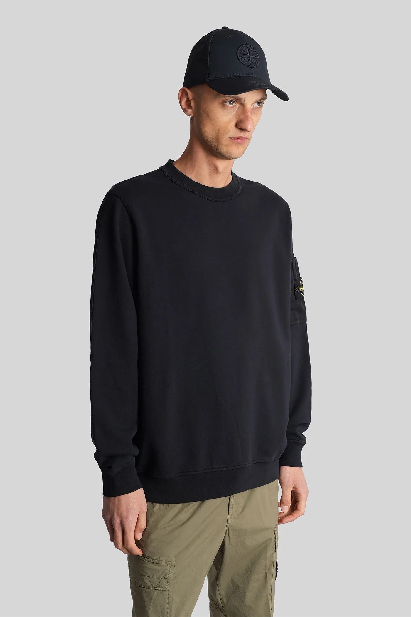 Sweatshirt in blue cotton - Image 4