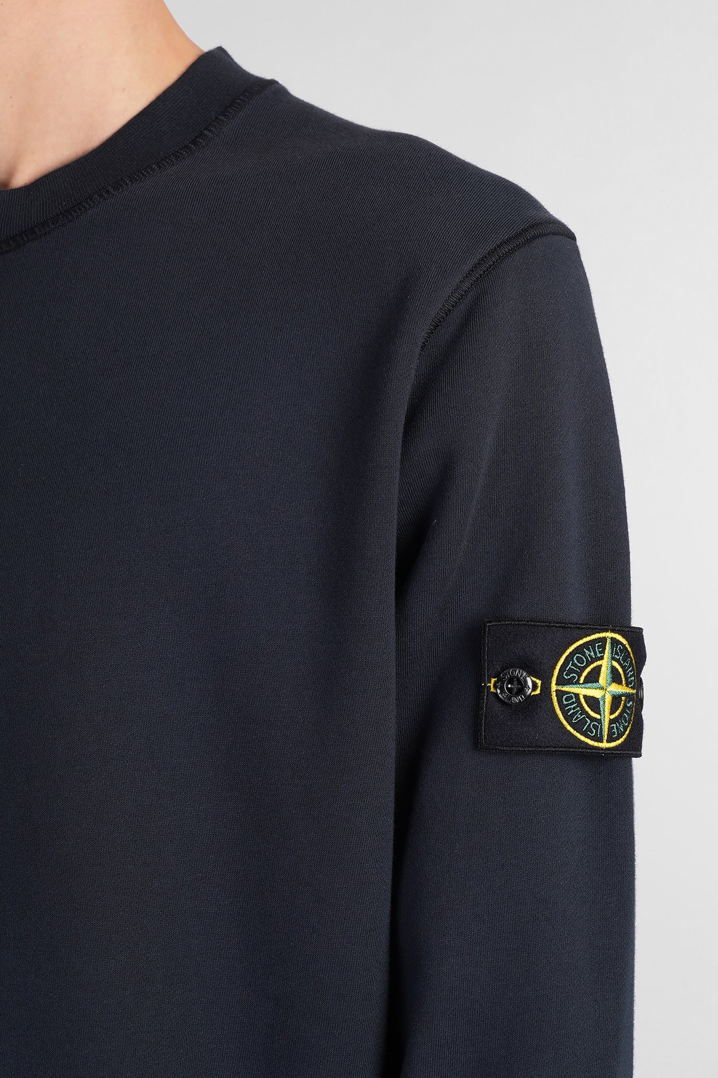 Sweatshirt in blue cotton - Image 5