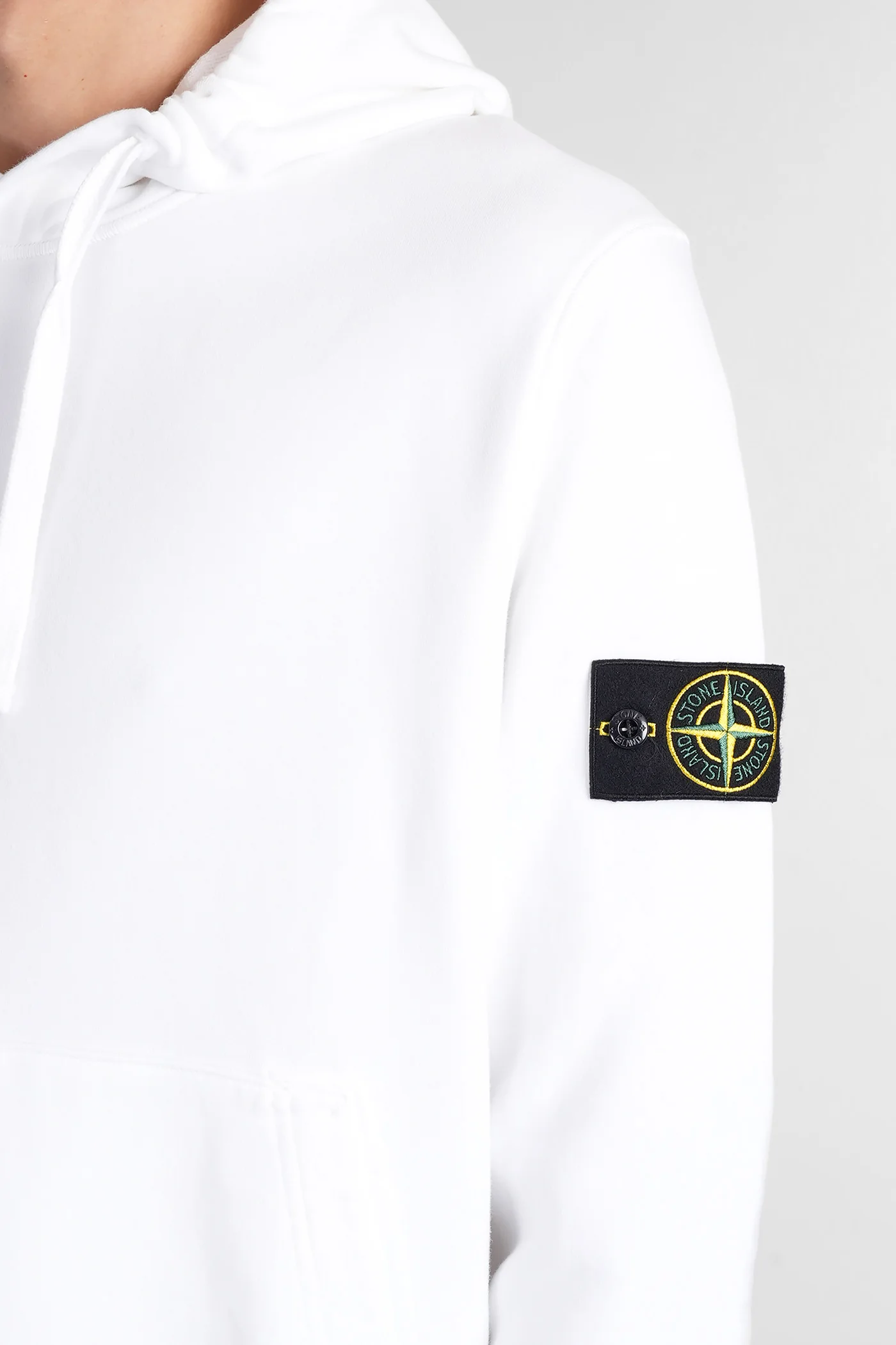 Sweatshirt in white cotton - Image 5