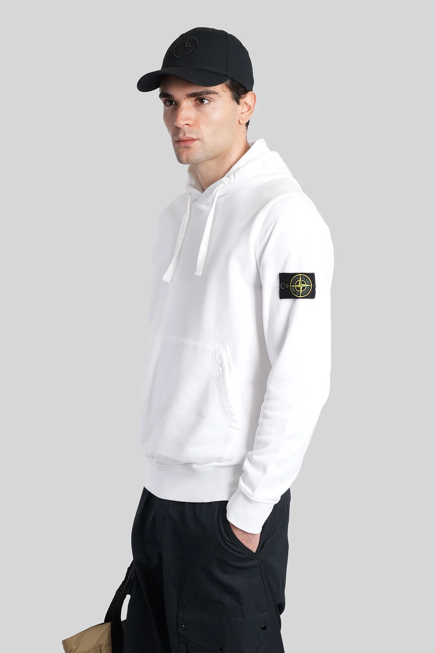 Sweatshirt in white cotton - Image 4