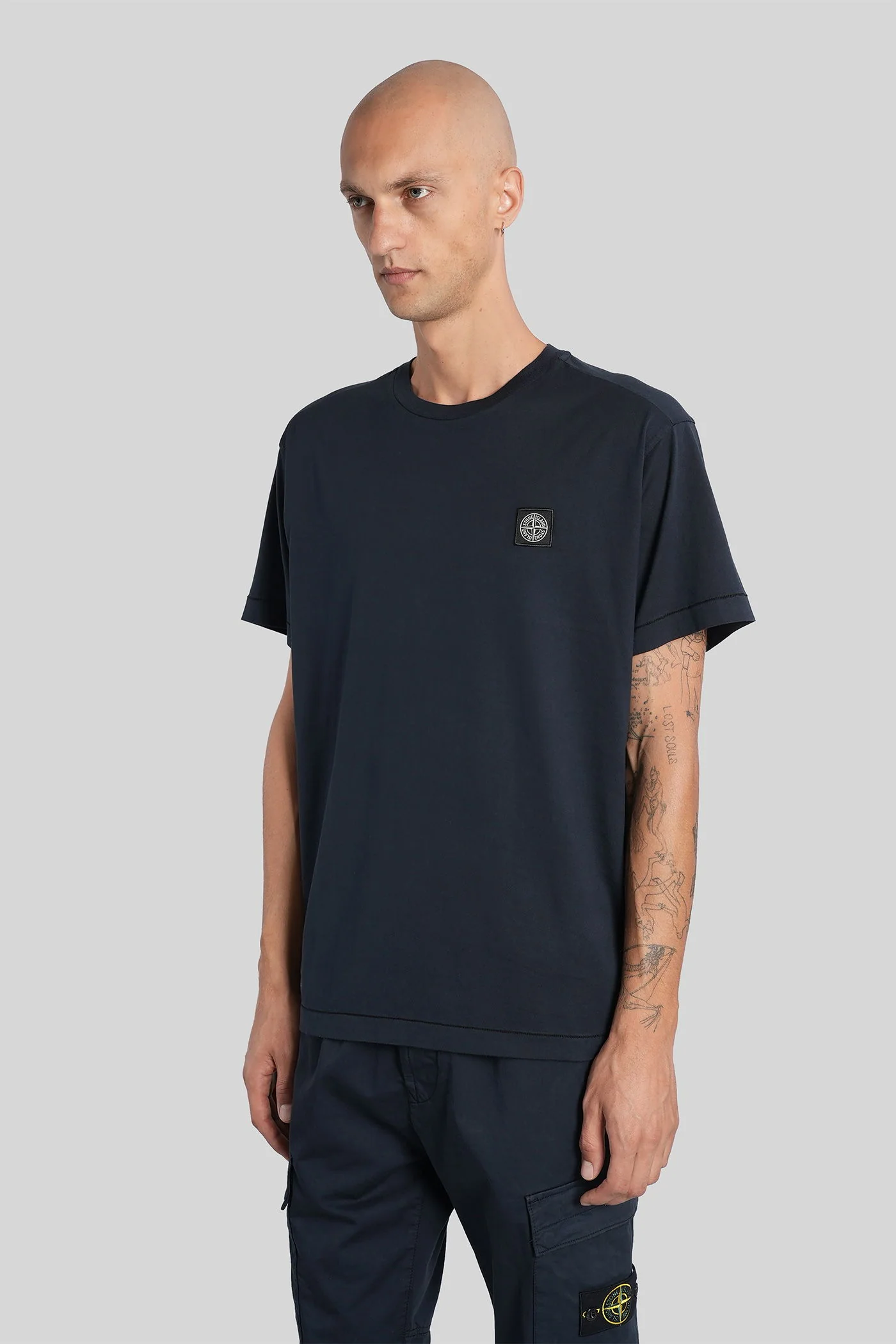T-Shirt in blue cotton - Image 4
