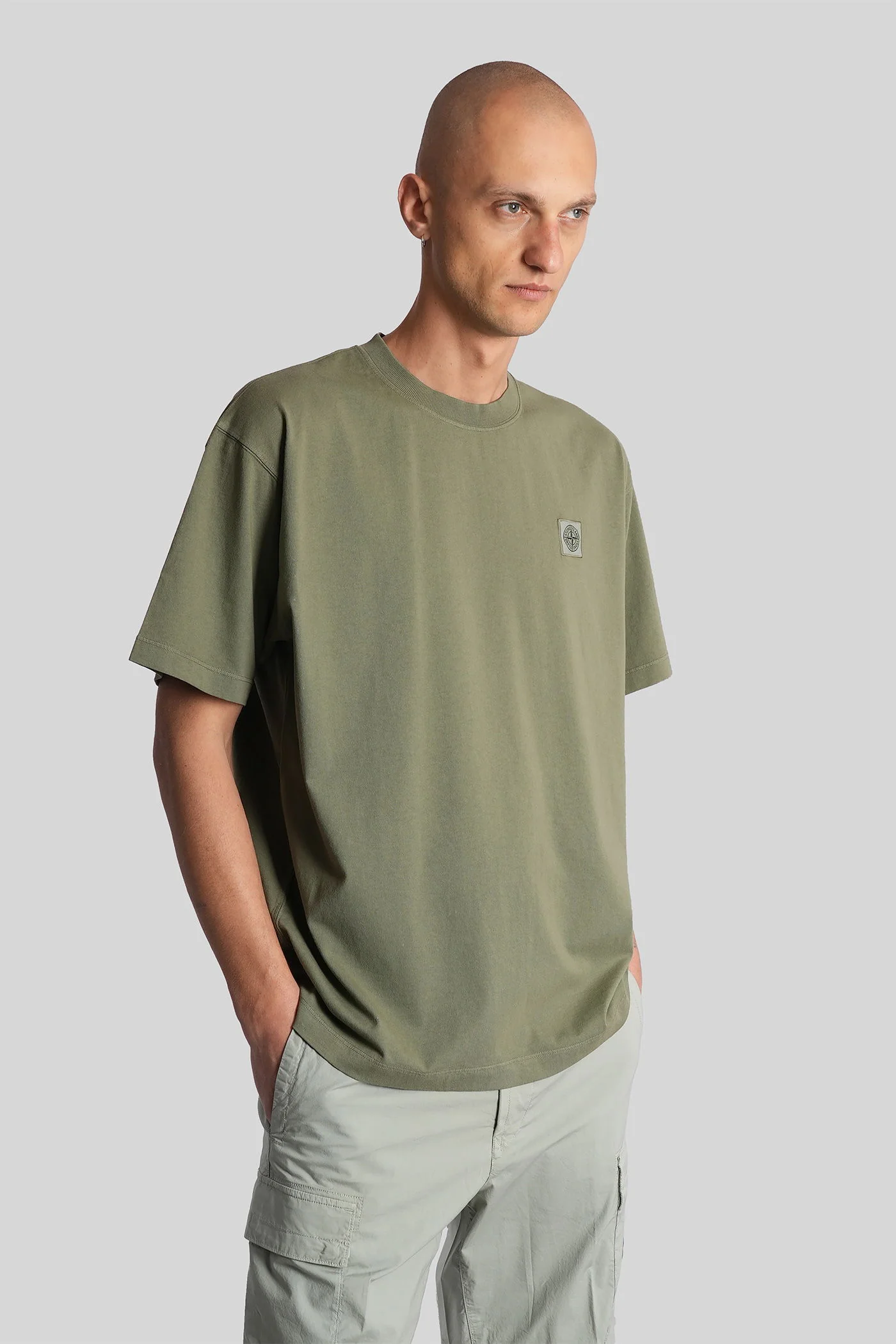 T-Shirt in green cotton - Image 24
