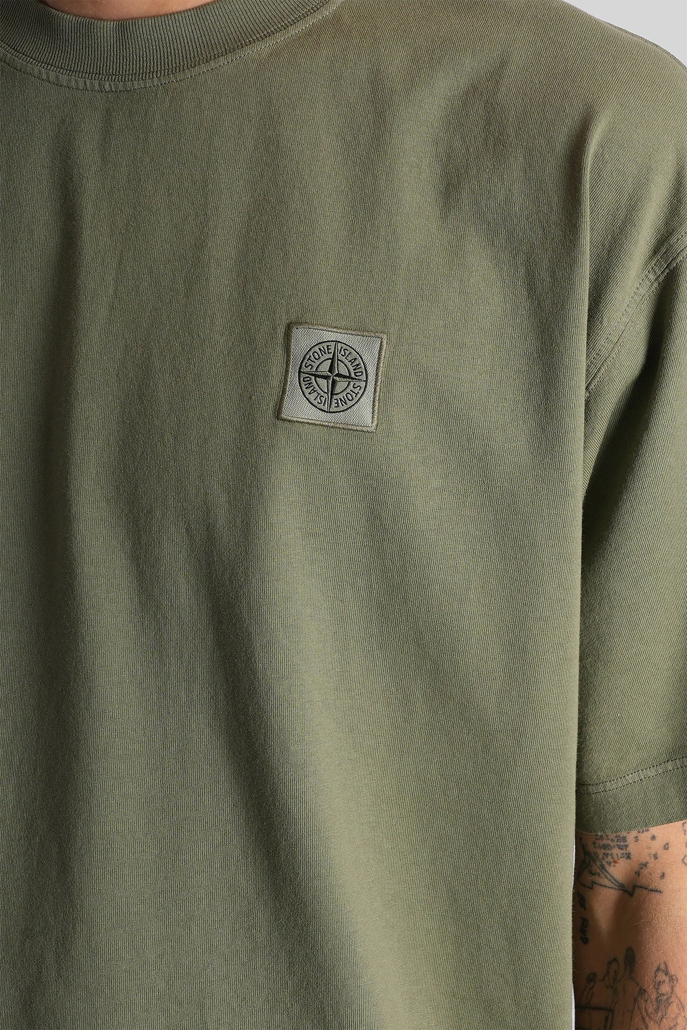 T-Shirt in green cotton - Image 25