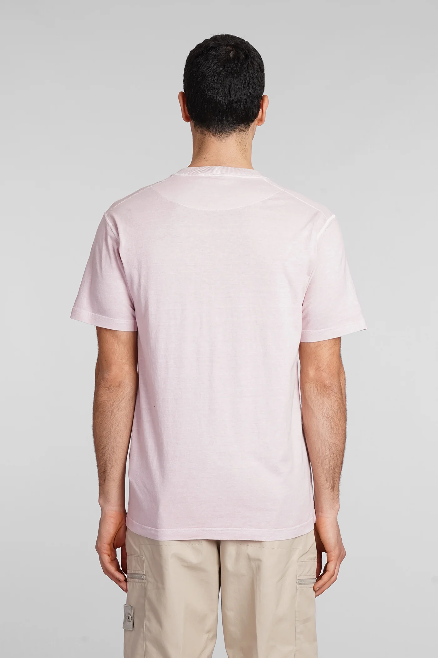 T-Shirt in rose-pink cotton - Image 3