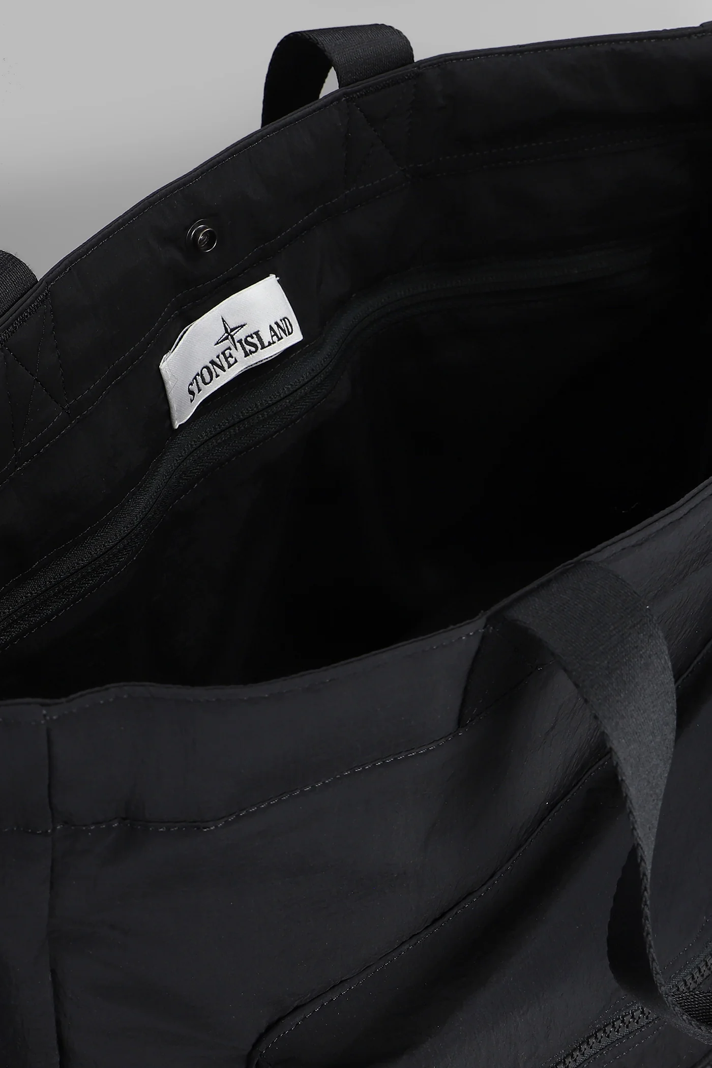 Tote in black polyamide - Image 4