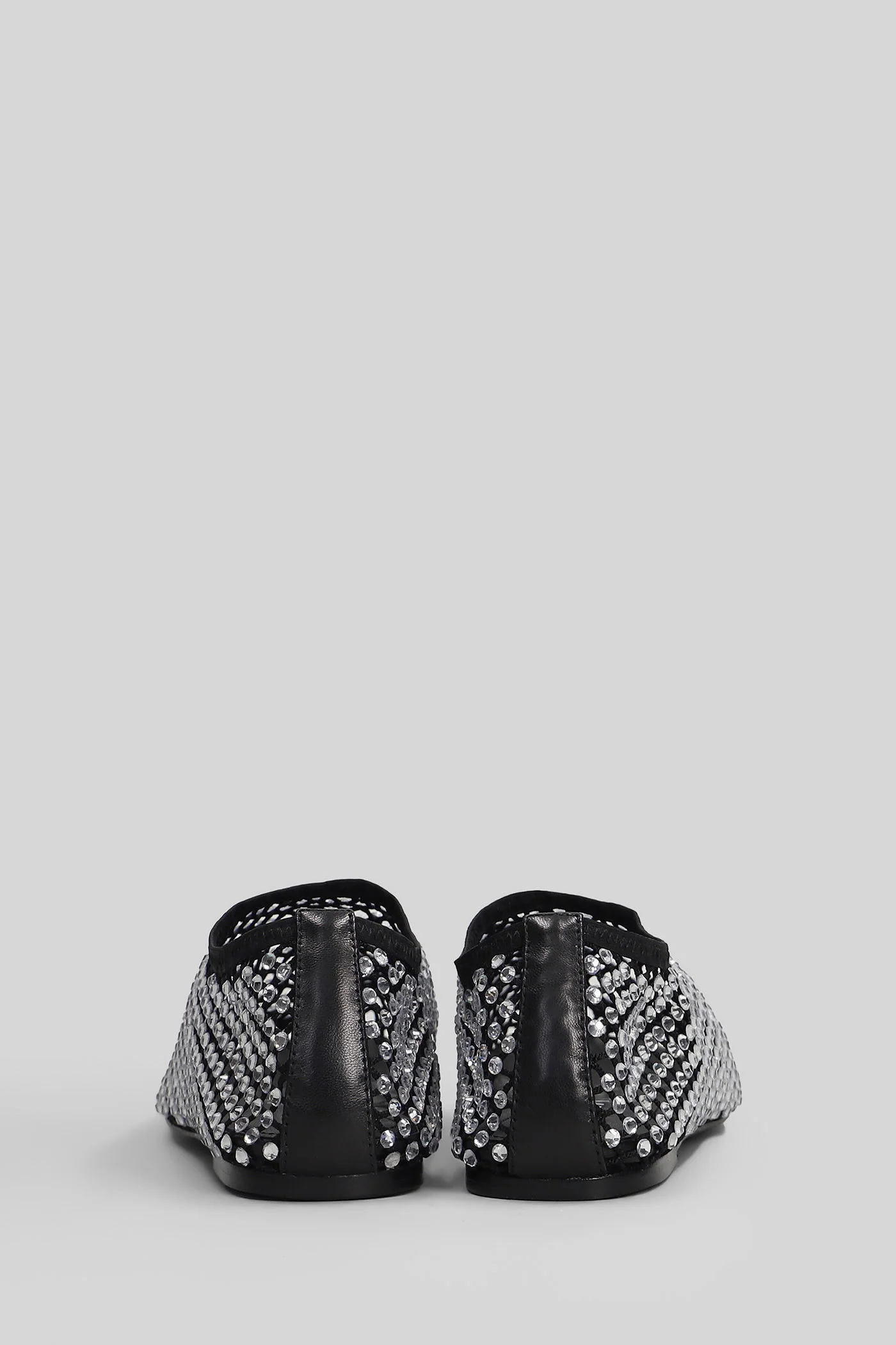 Ballet flats in black leather - Image 4