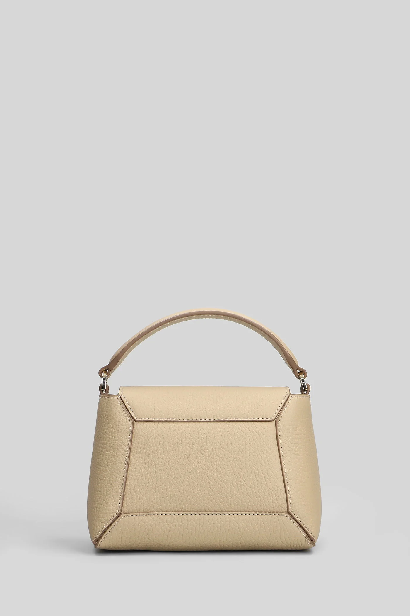 Mosaic nano Shoulder bag in beige leather - Image 3
