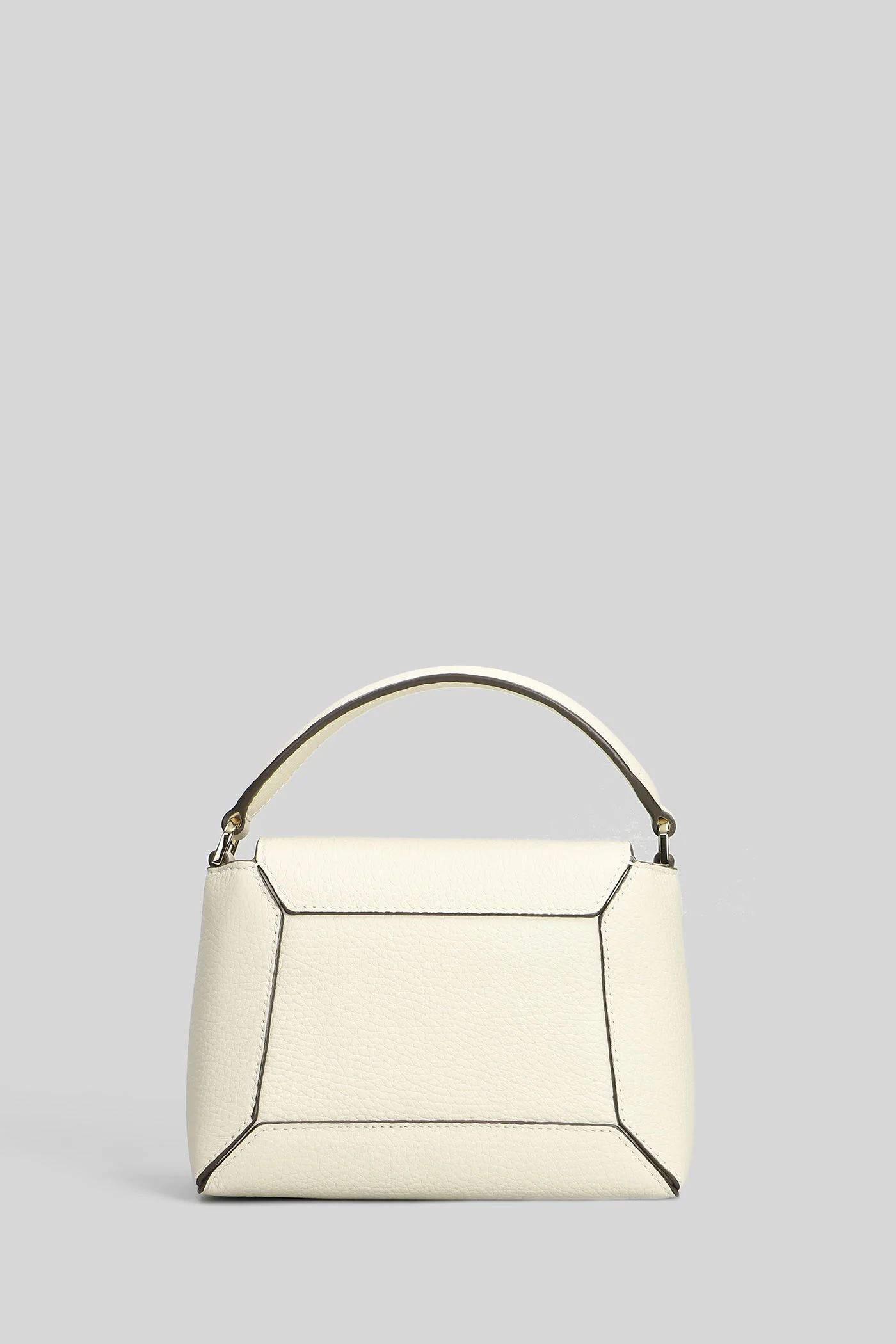 Mosaic nano Shoulder bag in beige leather - Image 3
