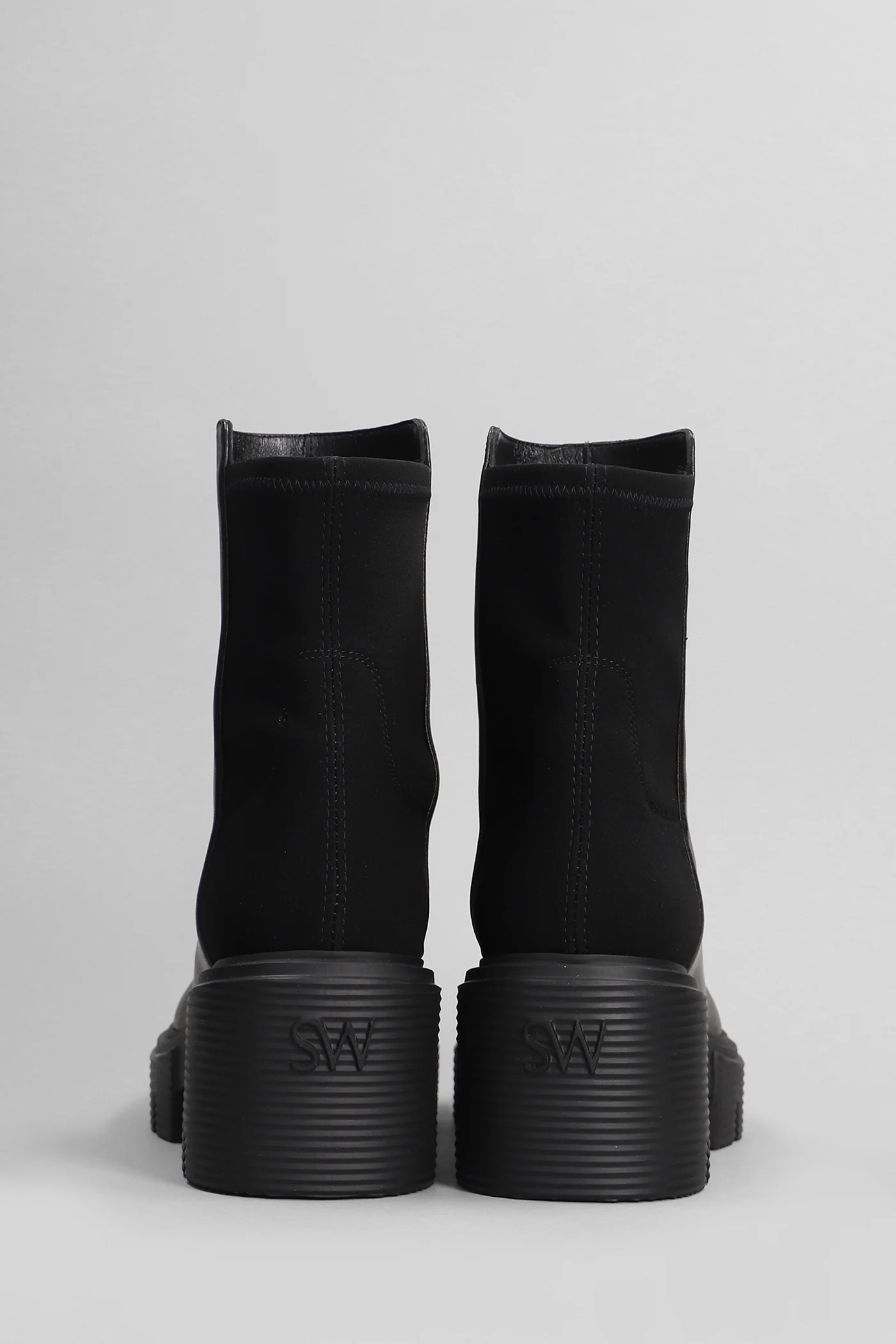 5050 soho Combat boots in black leather - Image 4
