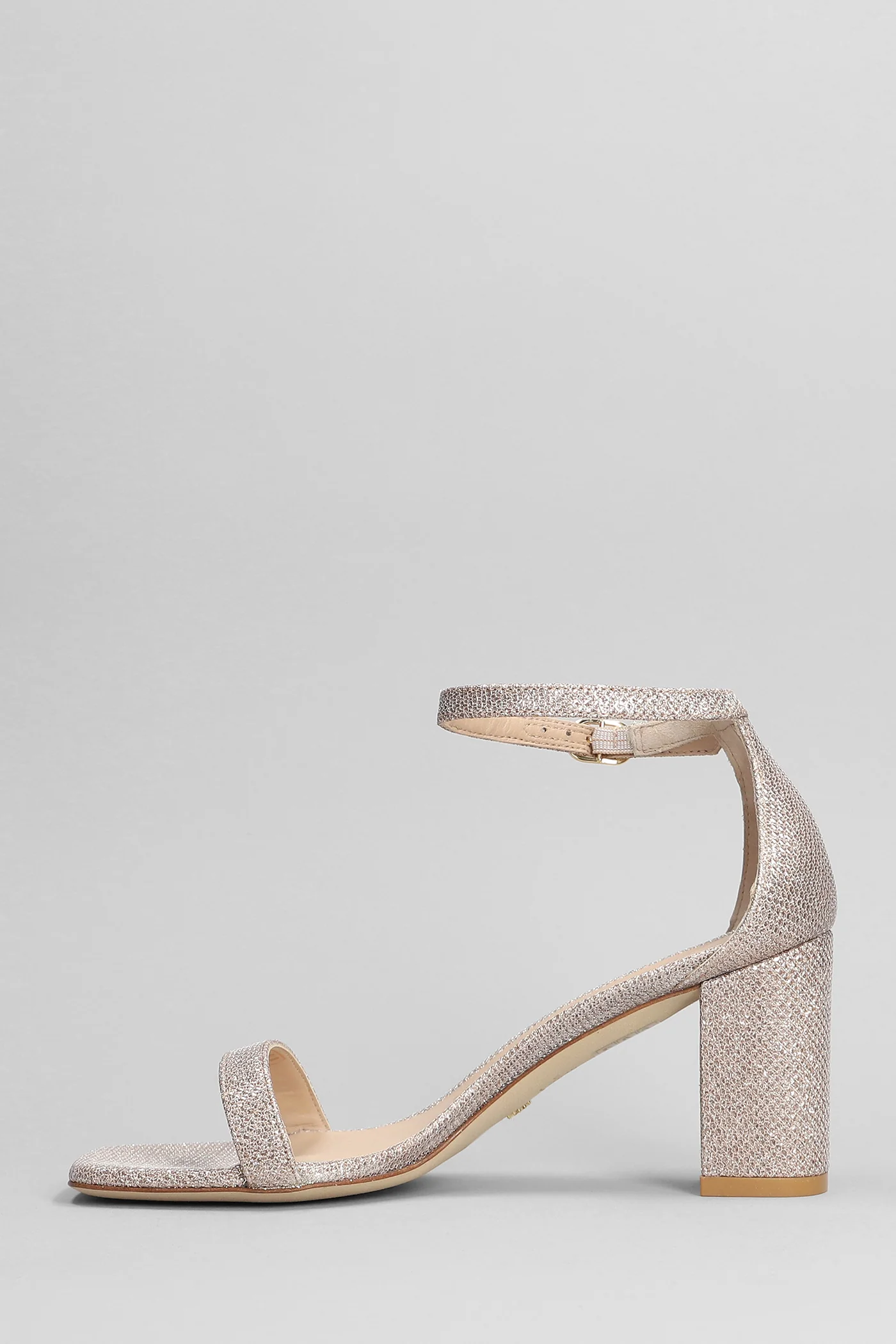 Nudistcurve 75 Sandals in bronze glitter - Image 3
