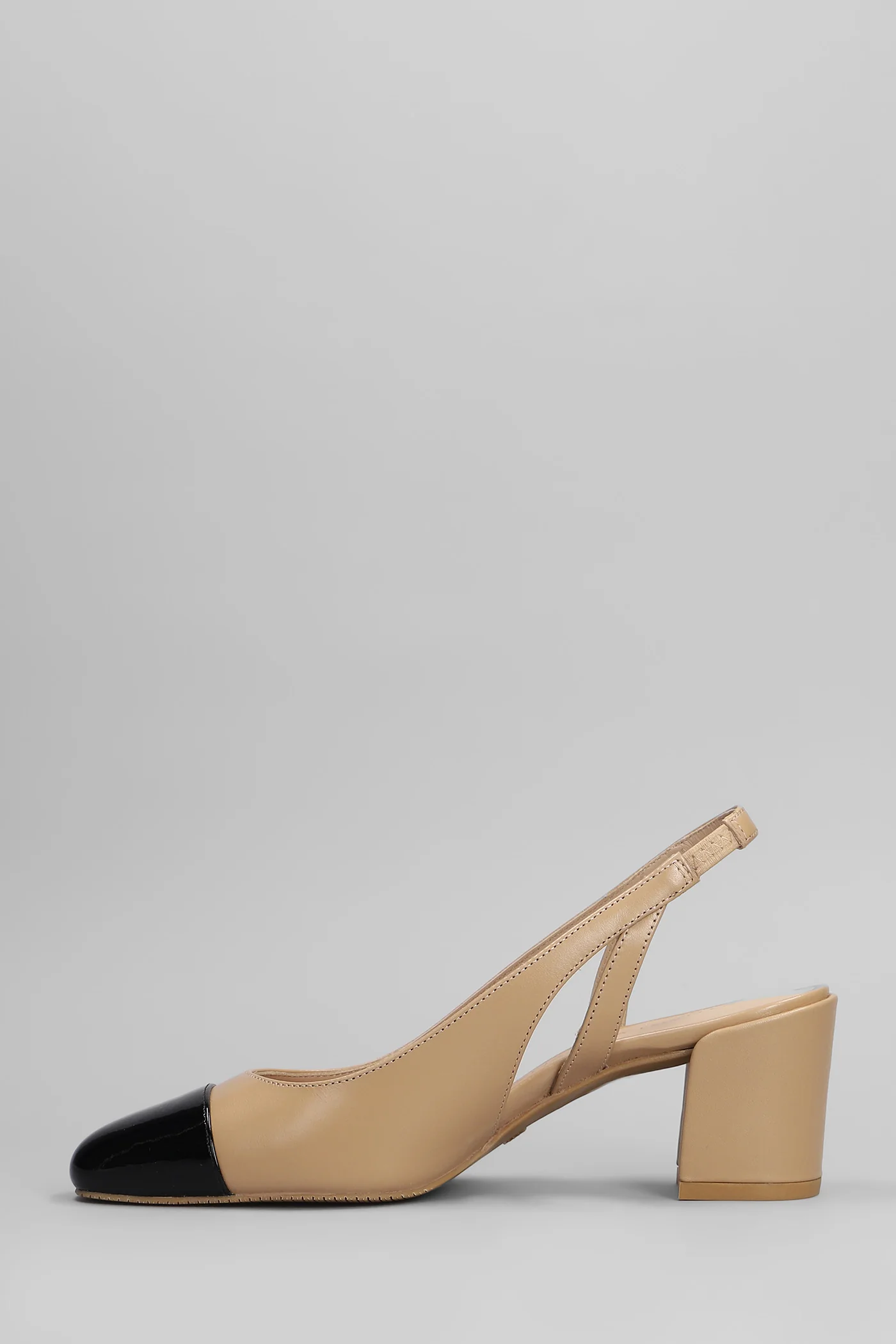 Sleek 50 Pumps in beige leather - Image 3