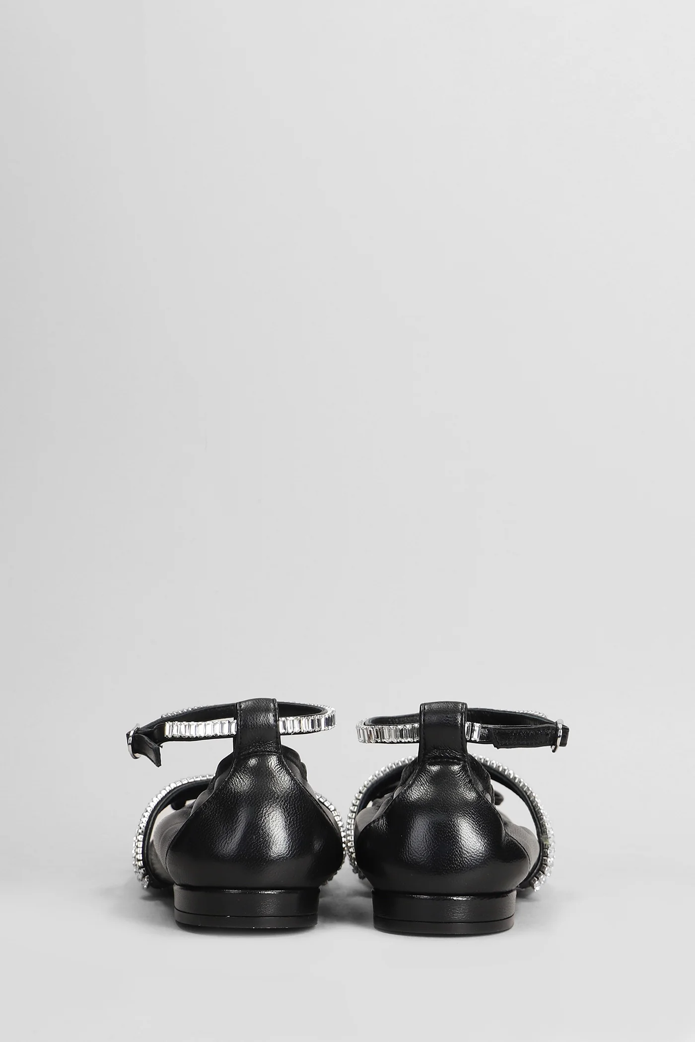 Stefanie Ballet flats in black leather - Image 4