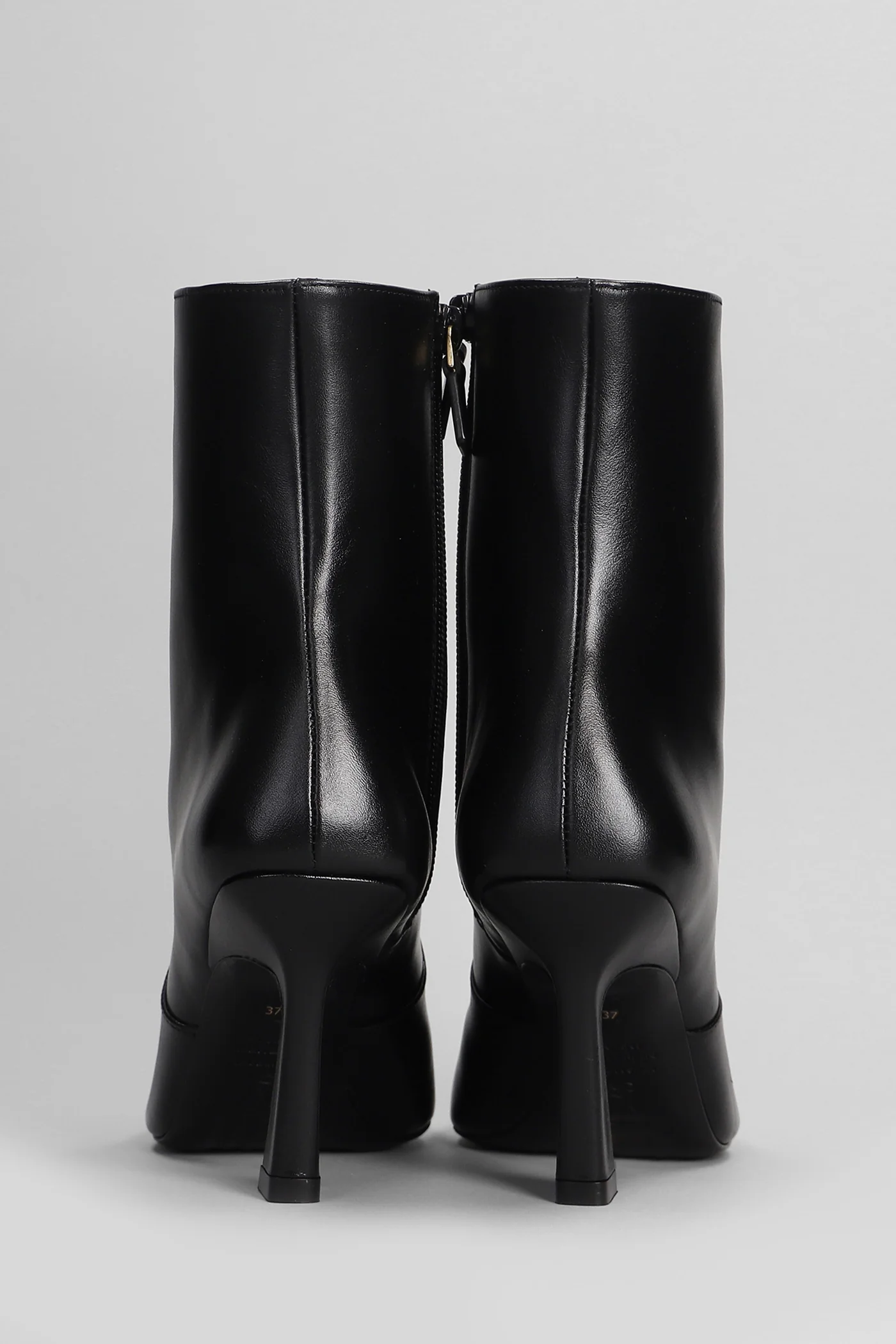 Vinnie High heels Ankle boots in black leather - Image 4