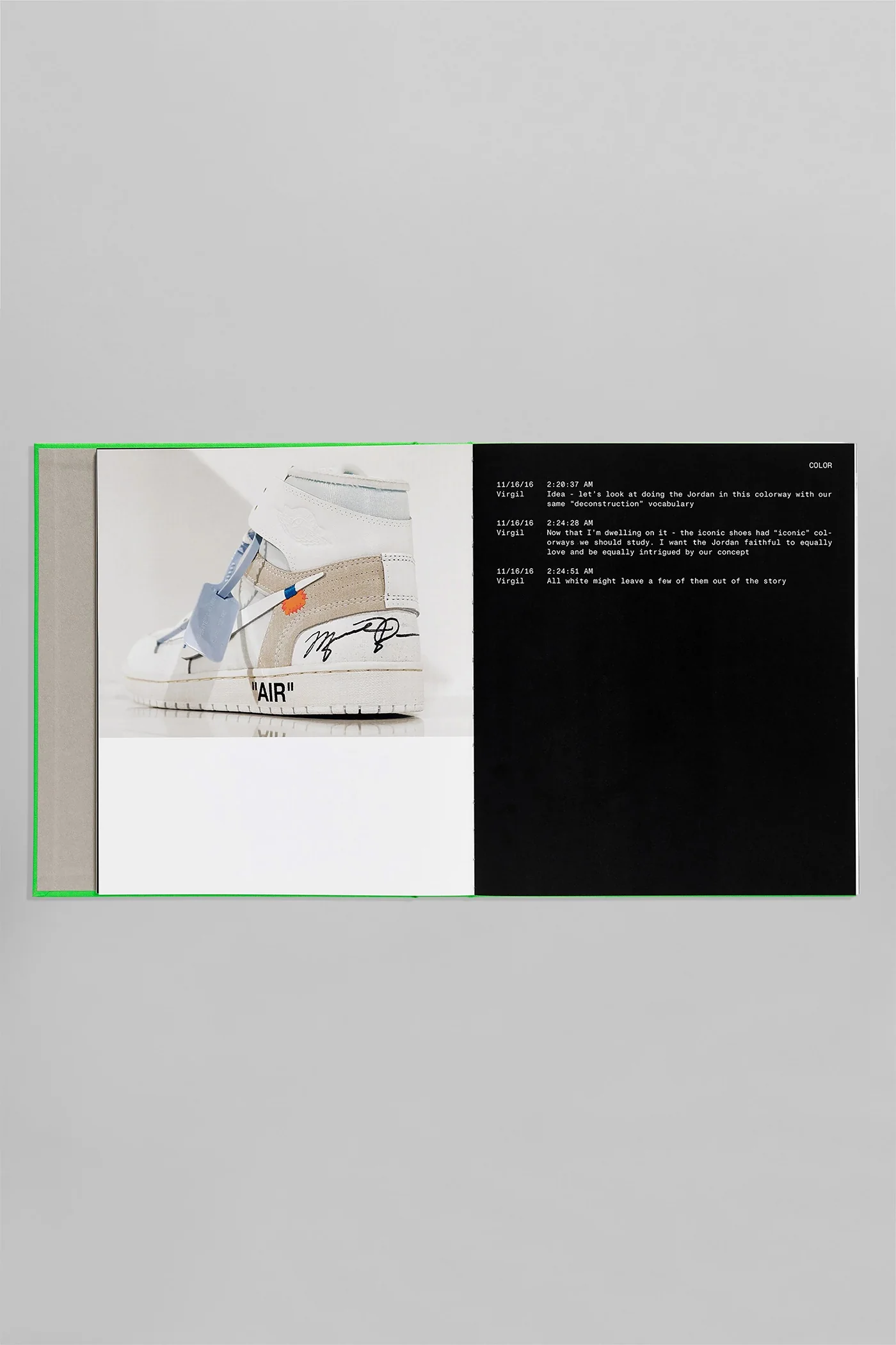 Virgil abloh  in green Paper - Image 9