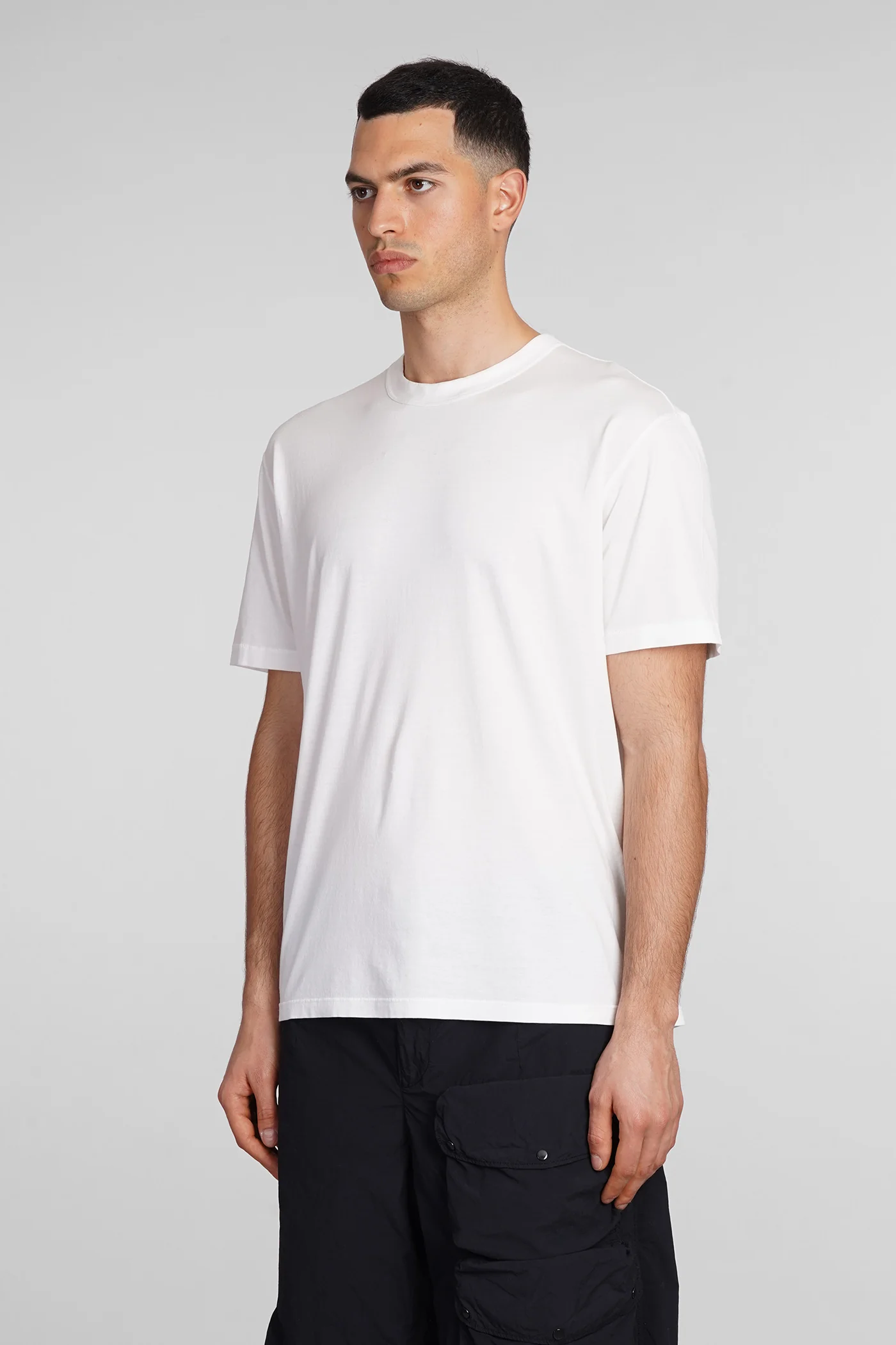 T-Shirt in white cotton - Image 4