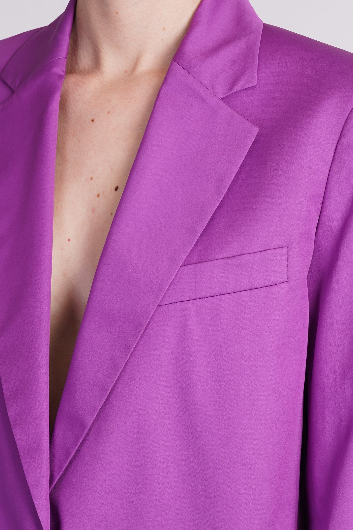 Guia Blazer in Viola cotton - Image 5