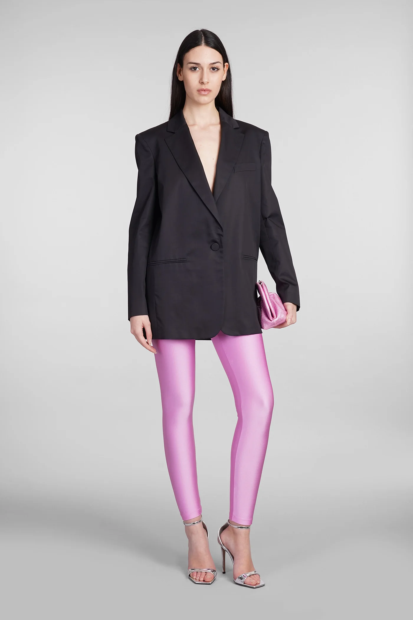 Holly Leggings in rose-pink polyamide - Image 2