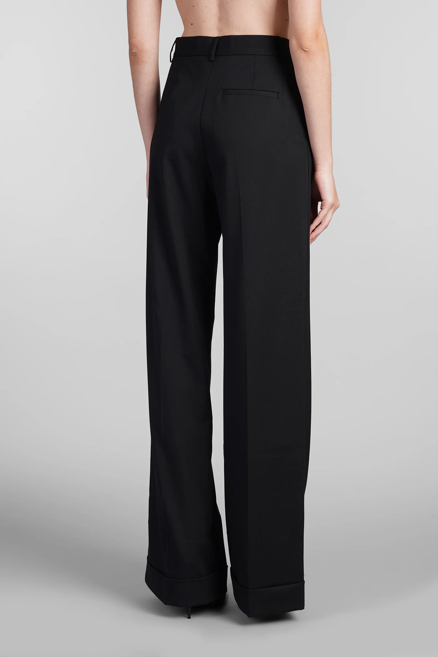 Nathalie Pants in black polyester - Image 3