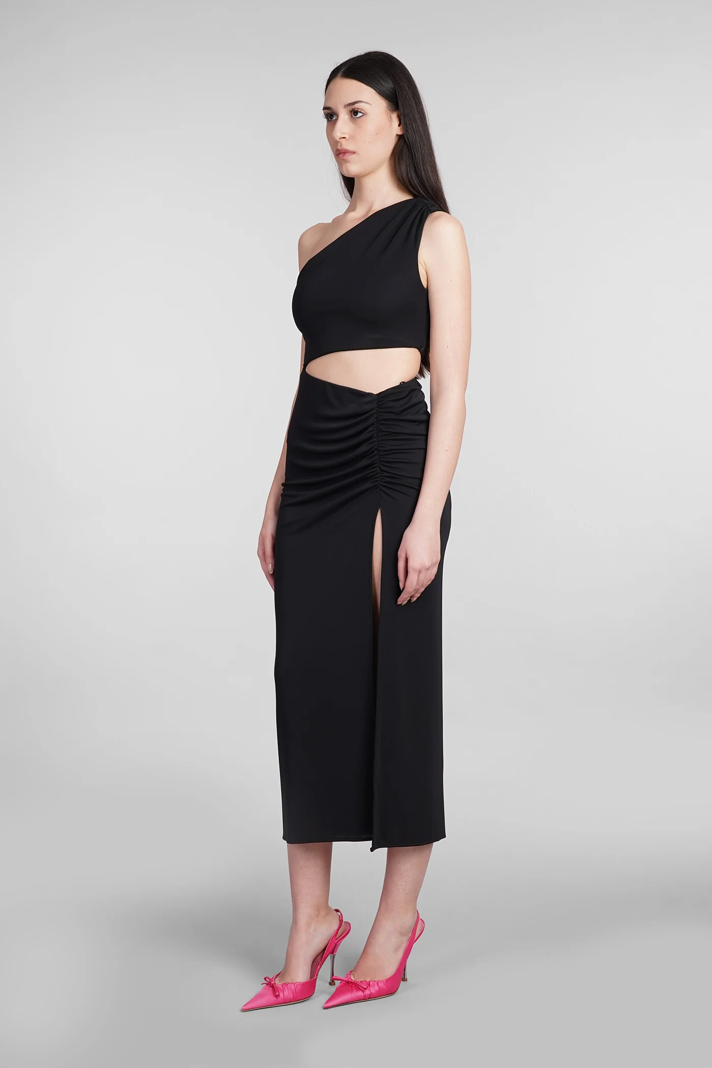 Riri Dress woman  in black polyester - Image 4
