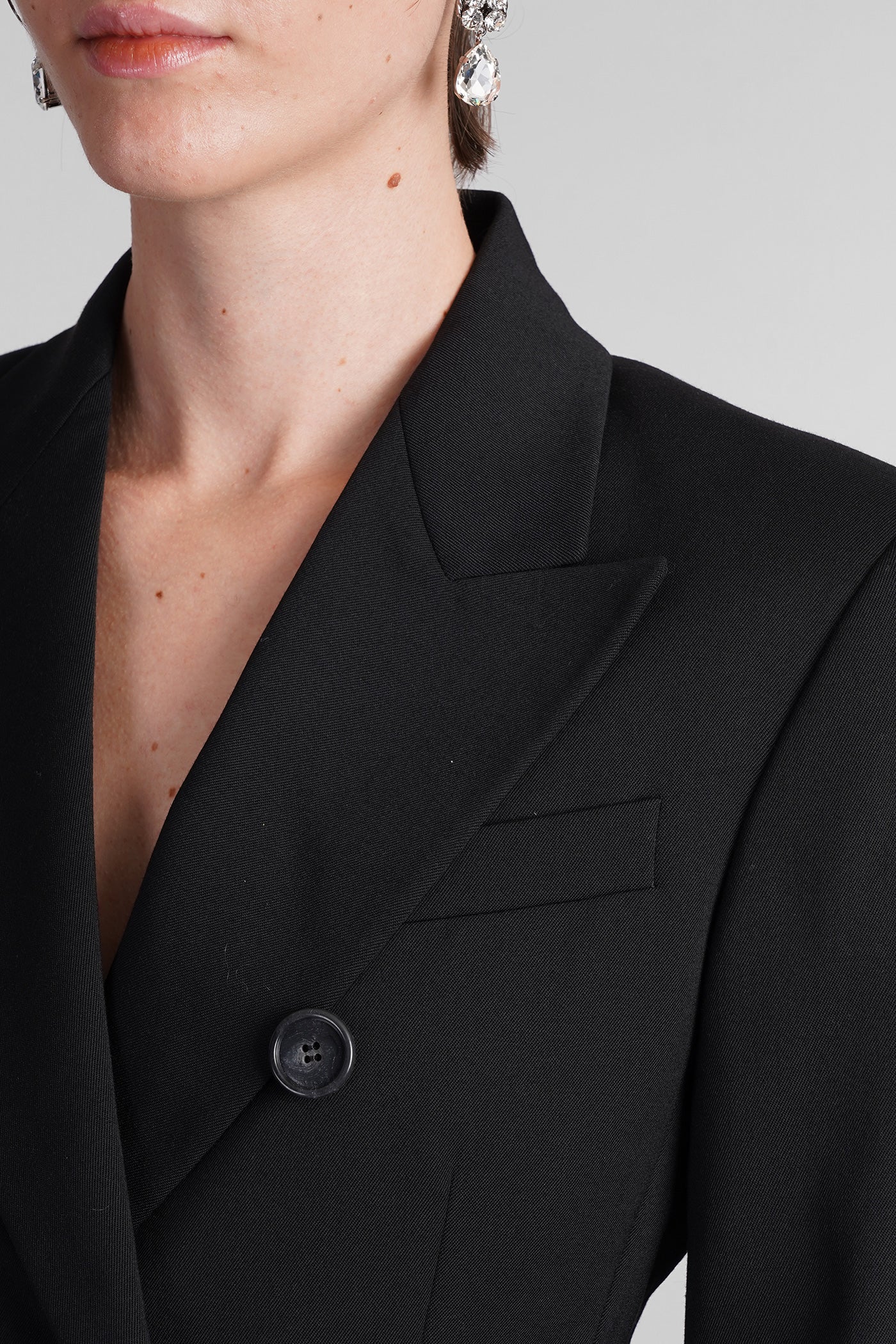 Shannon Blazer in black polyester - Image 5