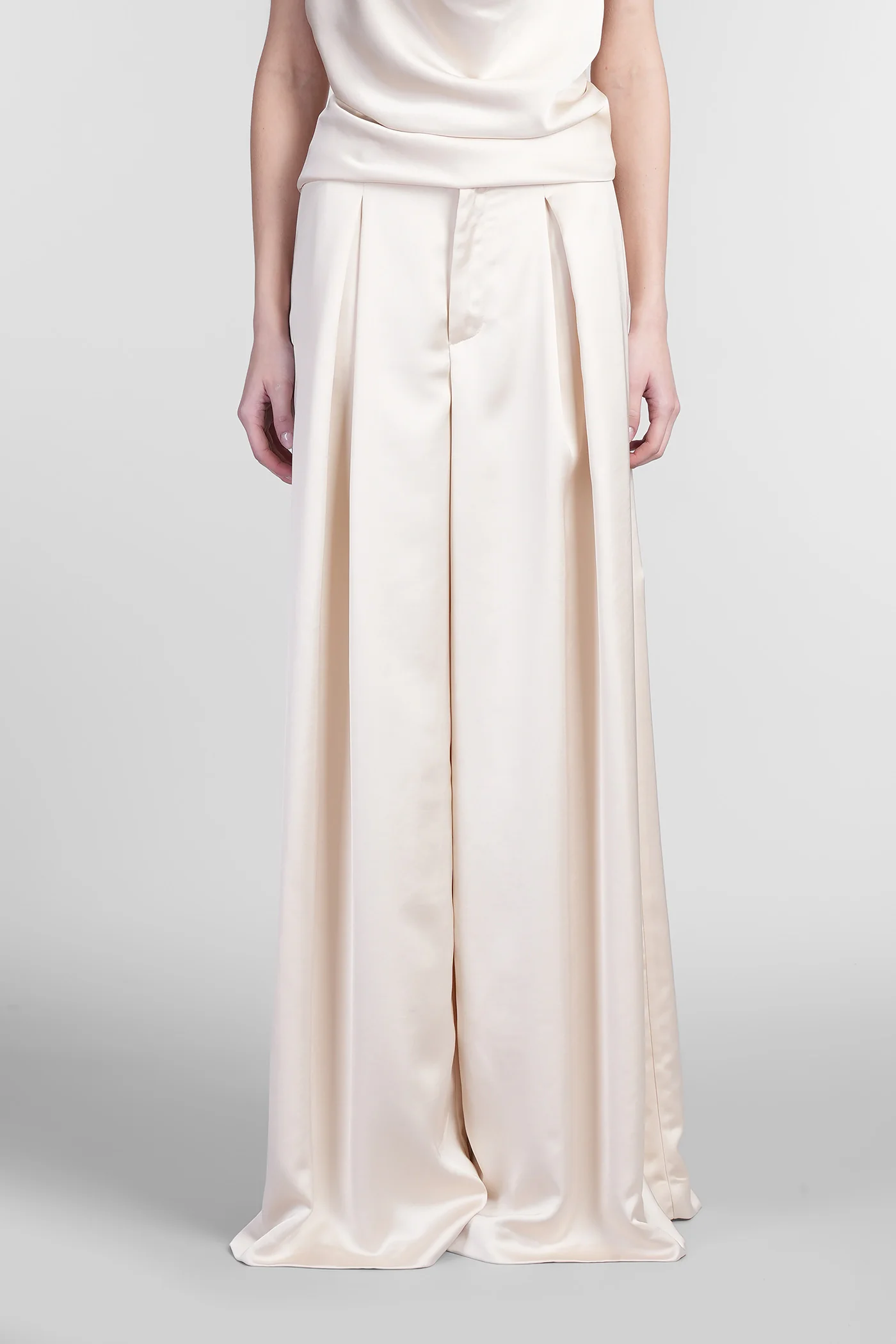 Tara Pants in white polyester