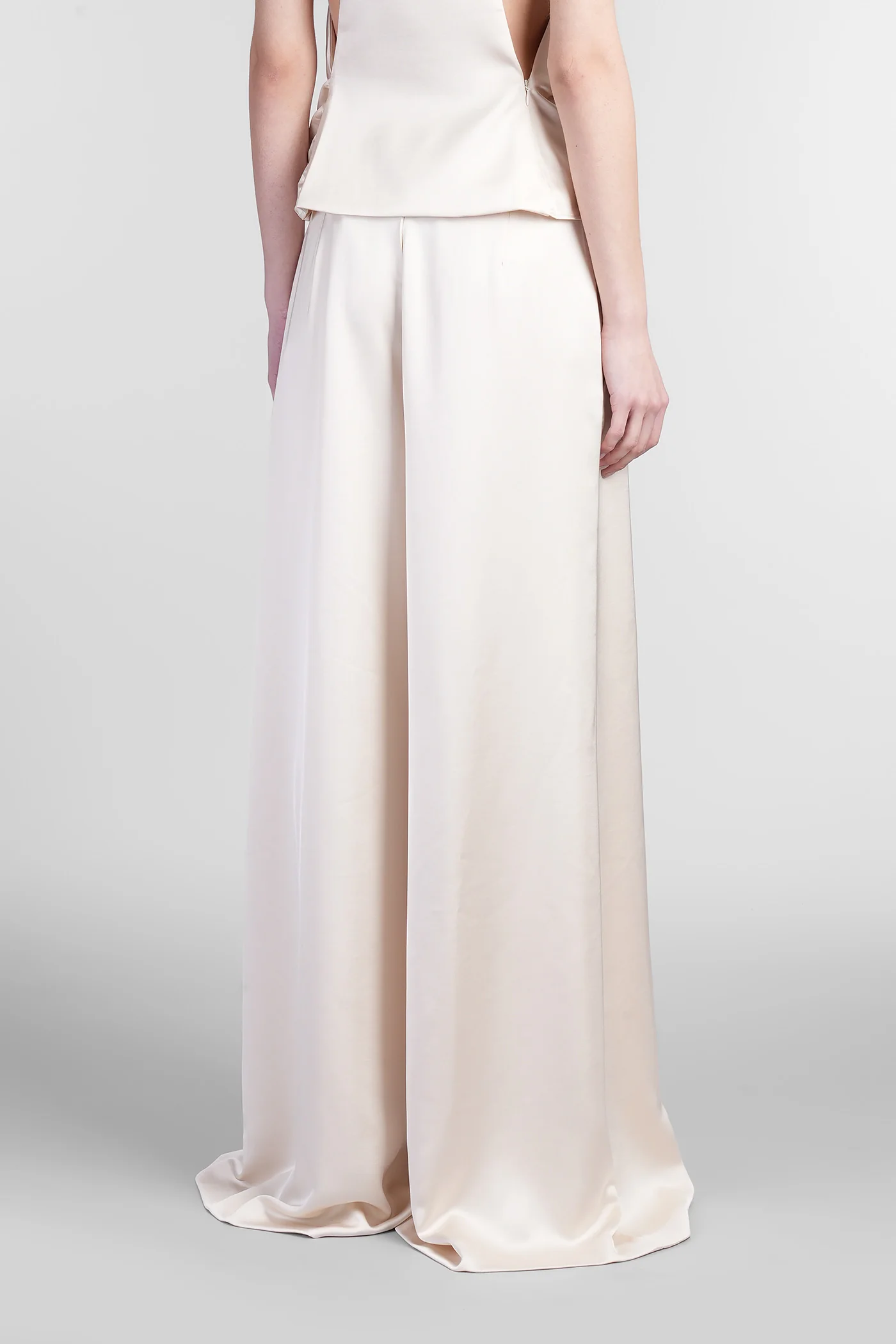Tara Pants in white polyester - Image 3