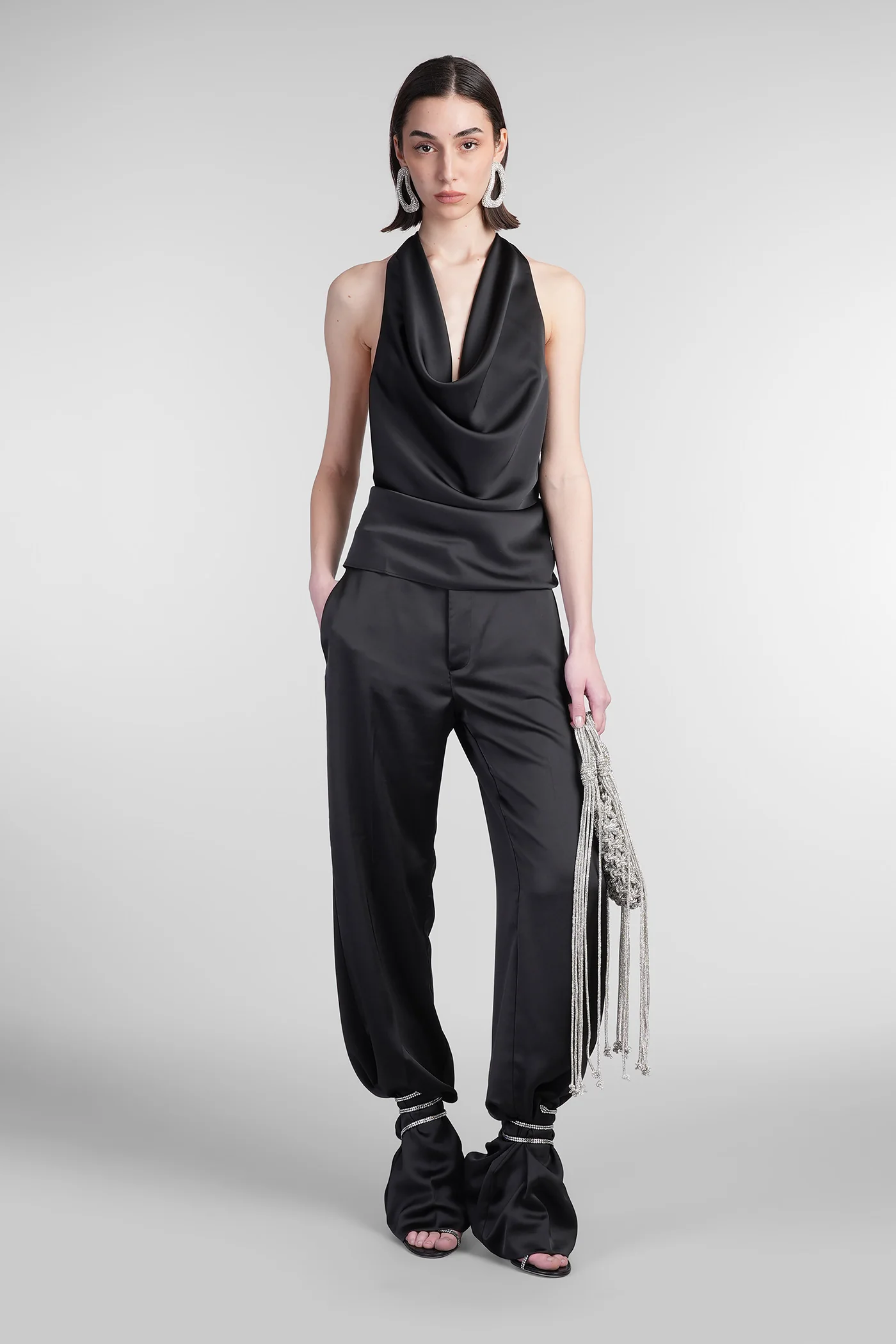 Verushka Top Topwear in black polyester - Image 2