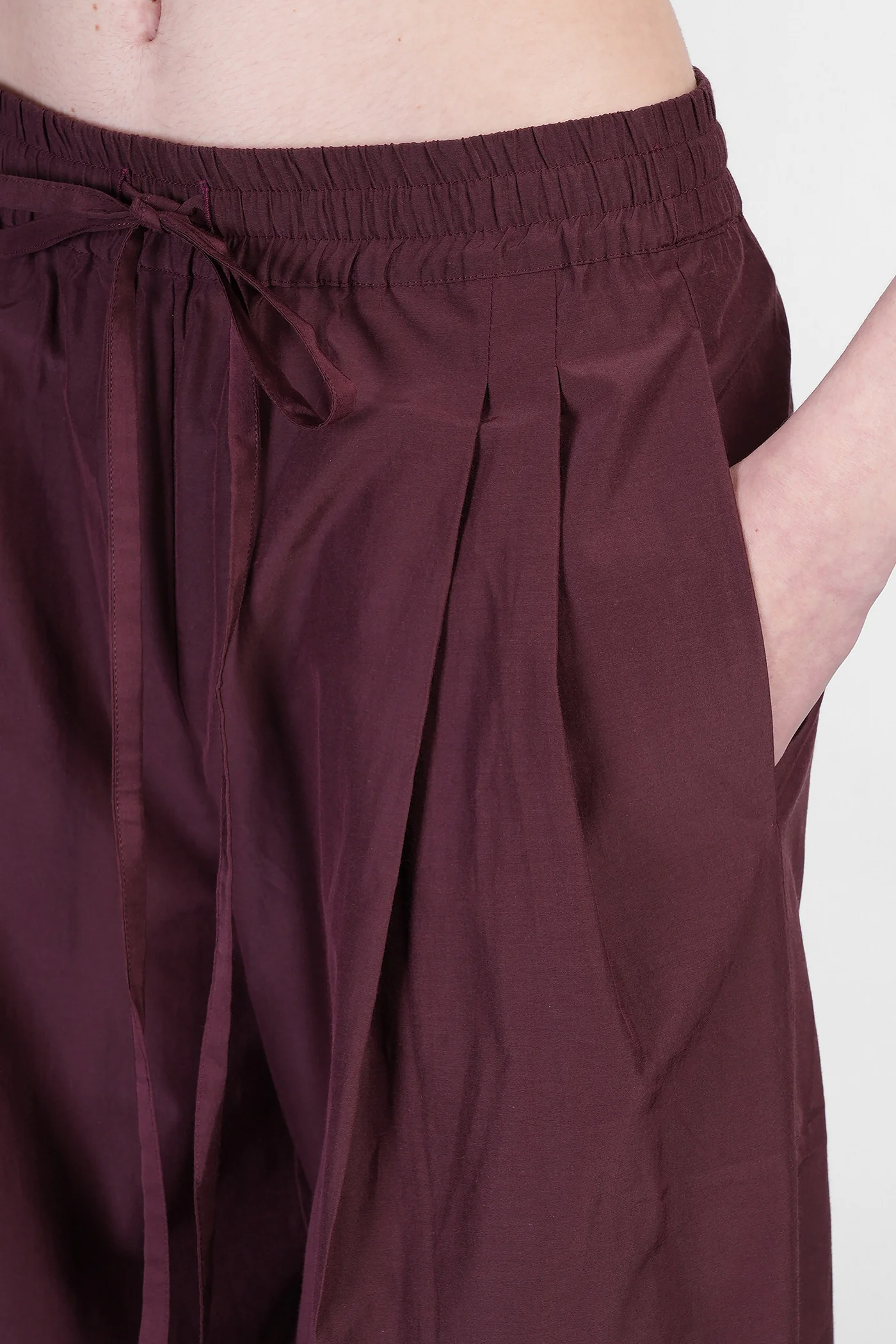 Wade Pants in bordeaux polyester - Image 5