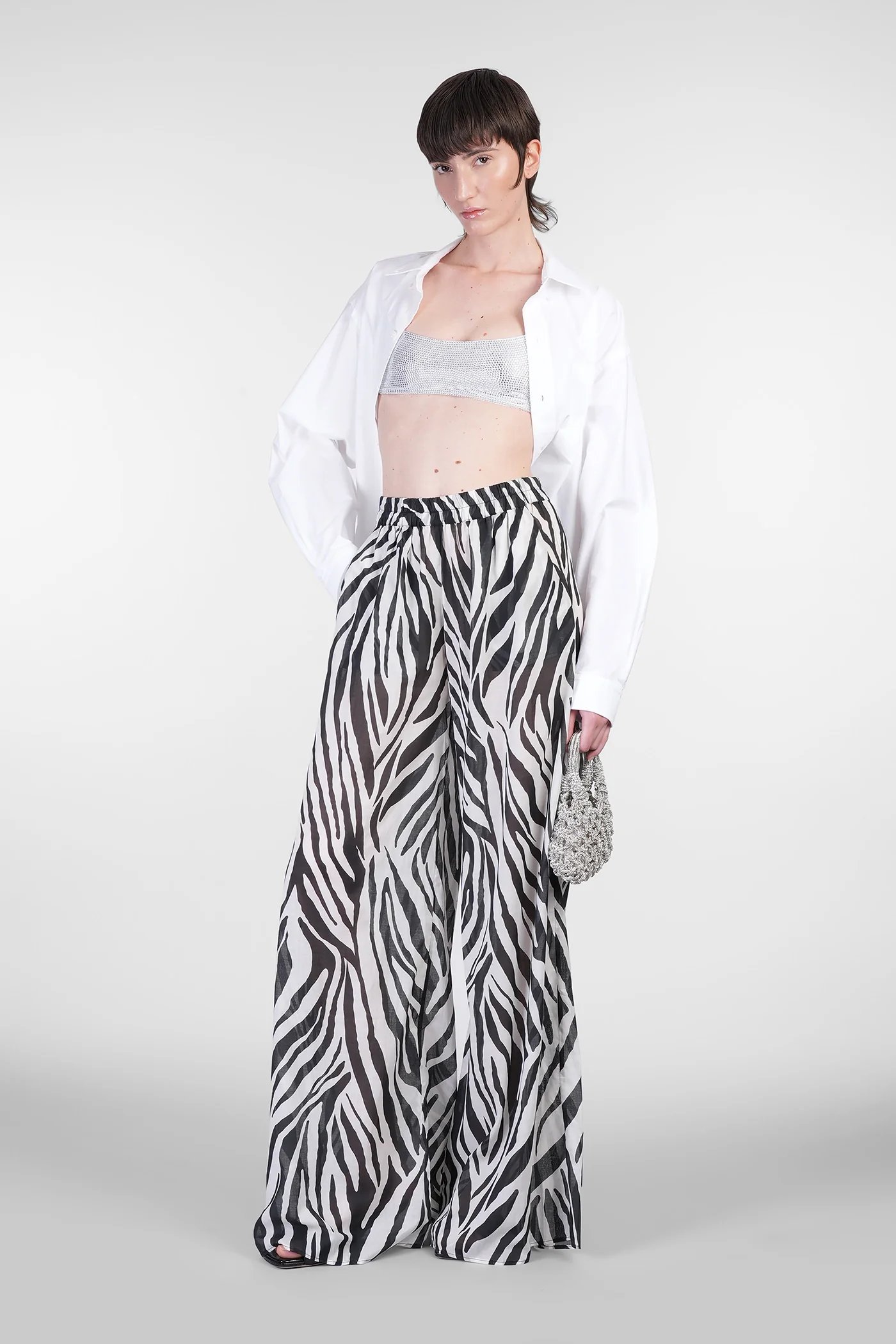 Wiley Pants in white cotton - Image 2