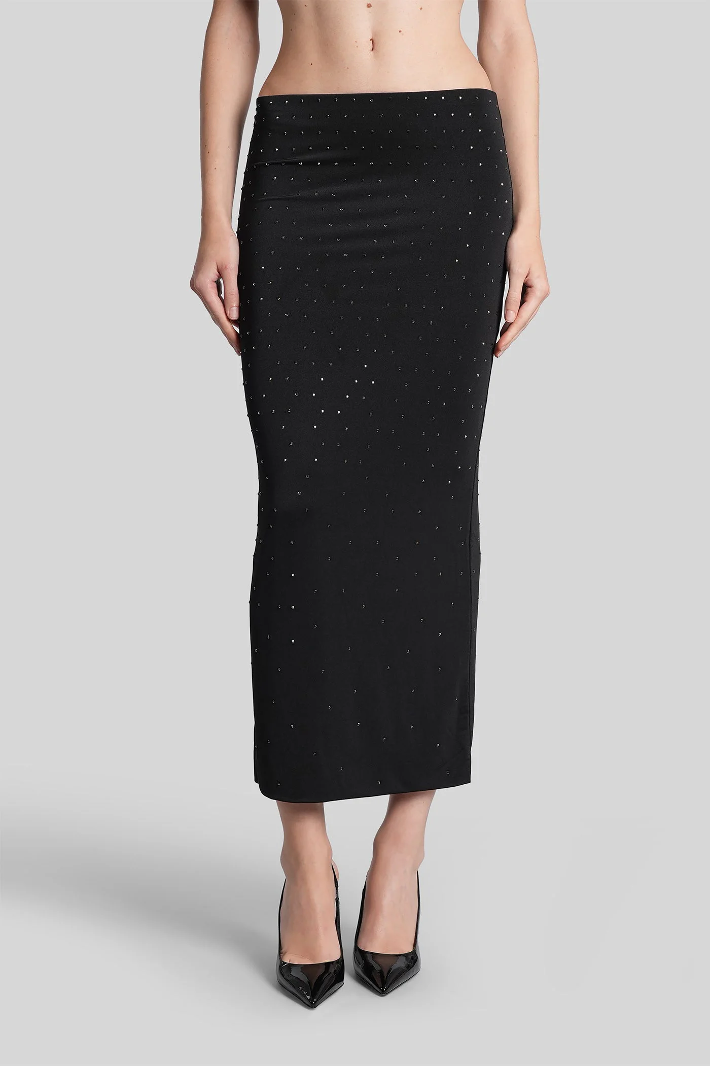 Zahira Skirt in black polyester