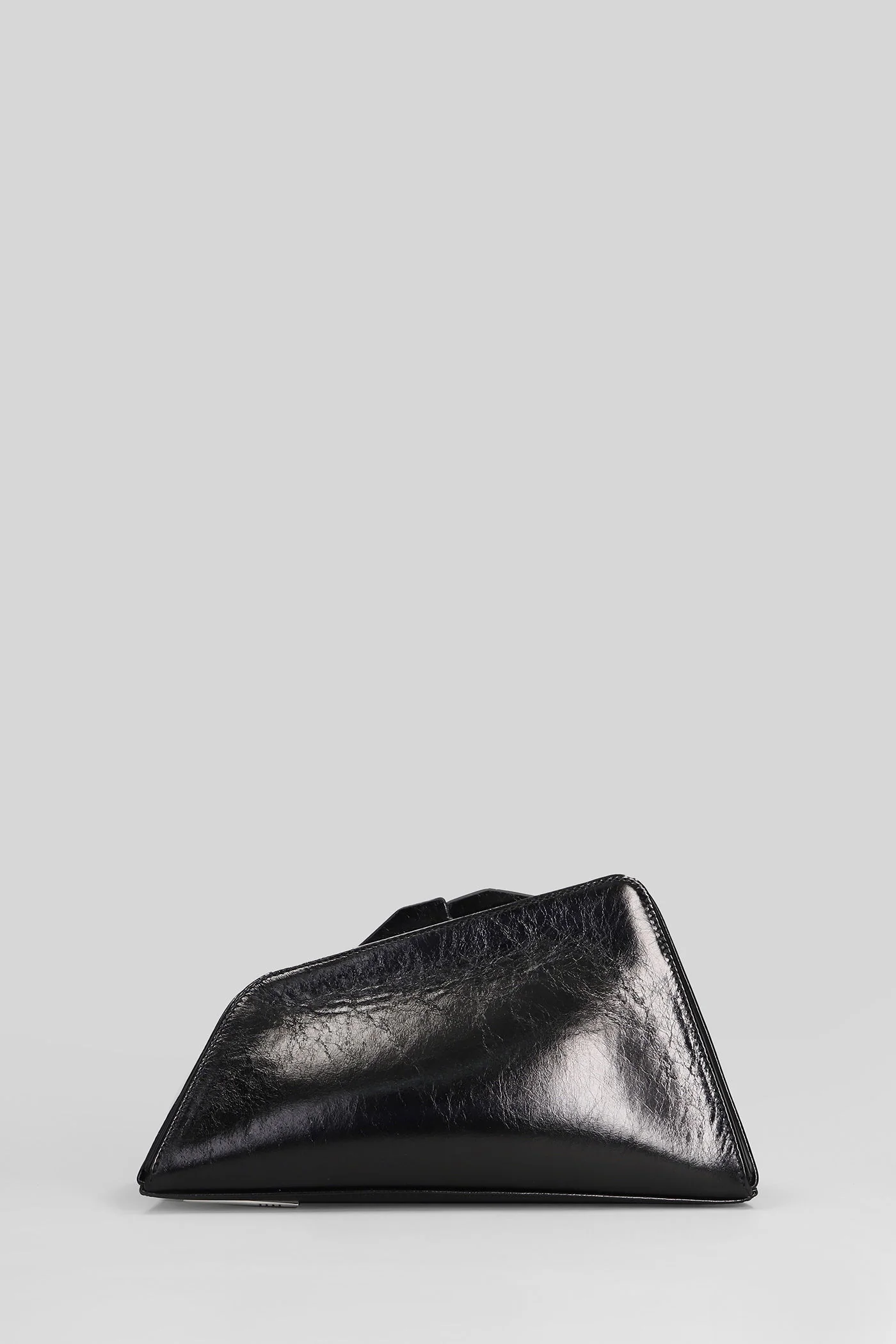 8.30 pm Clutch in black leather - Image 3