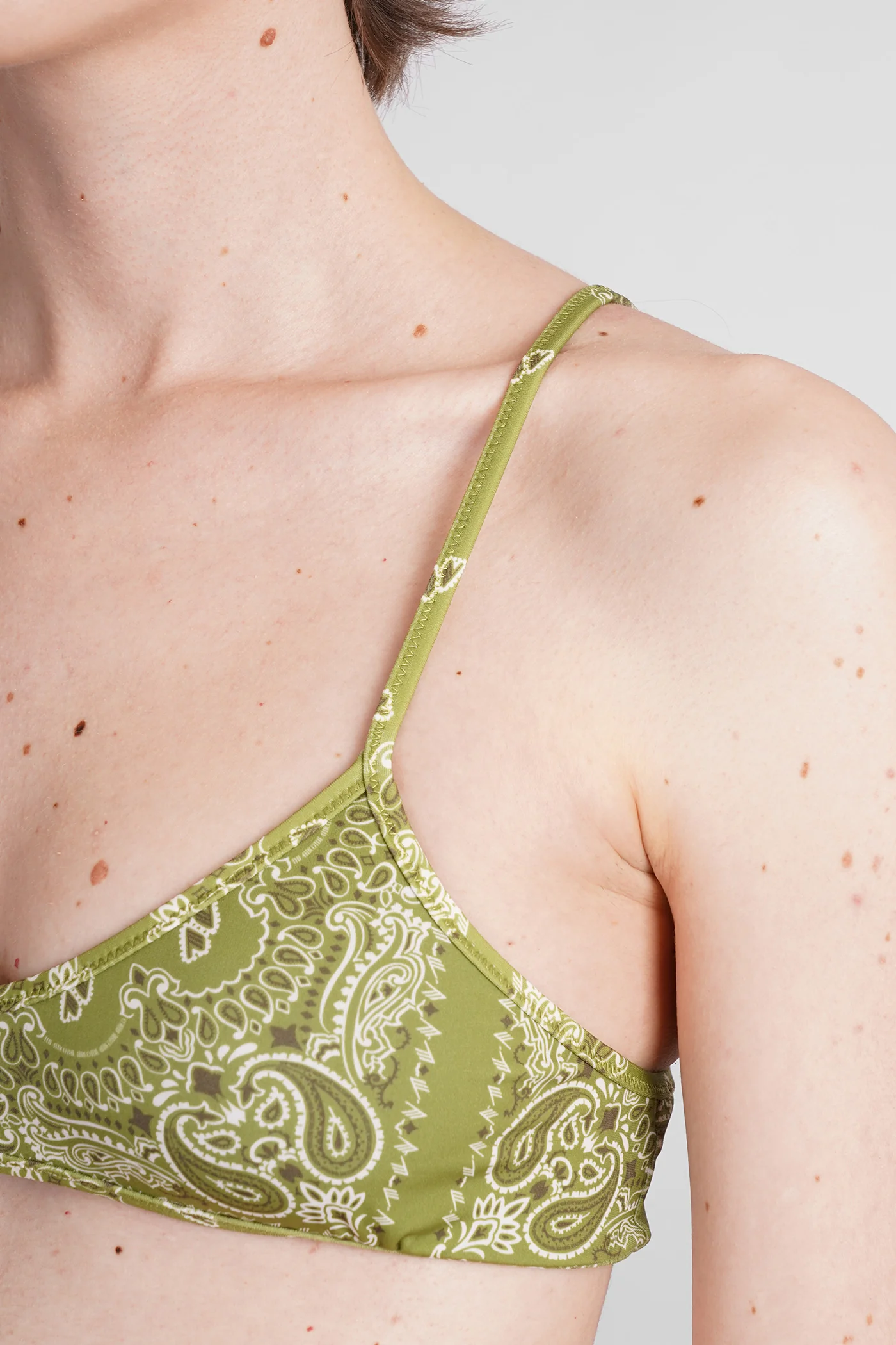 Beachwear in green polyamide - Image 5