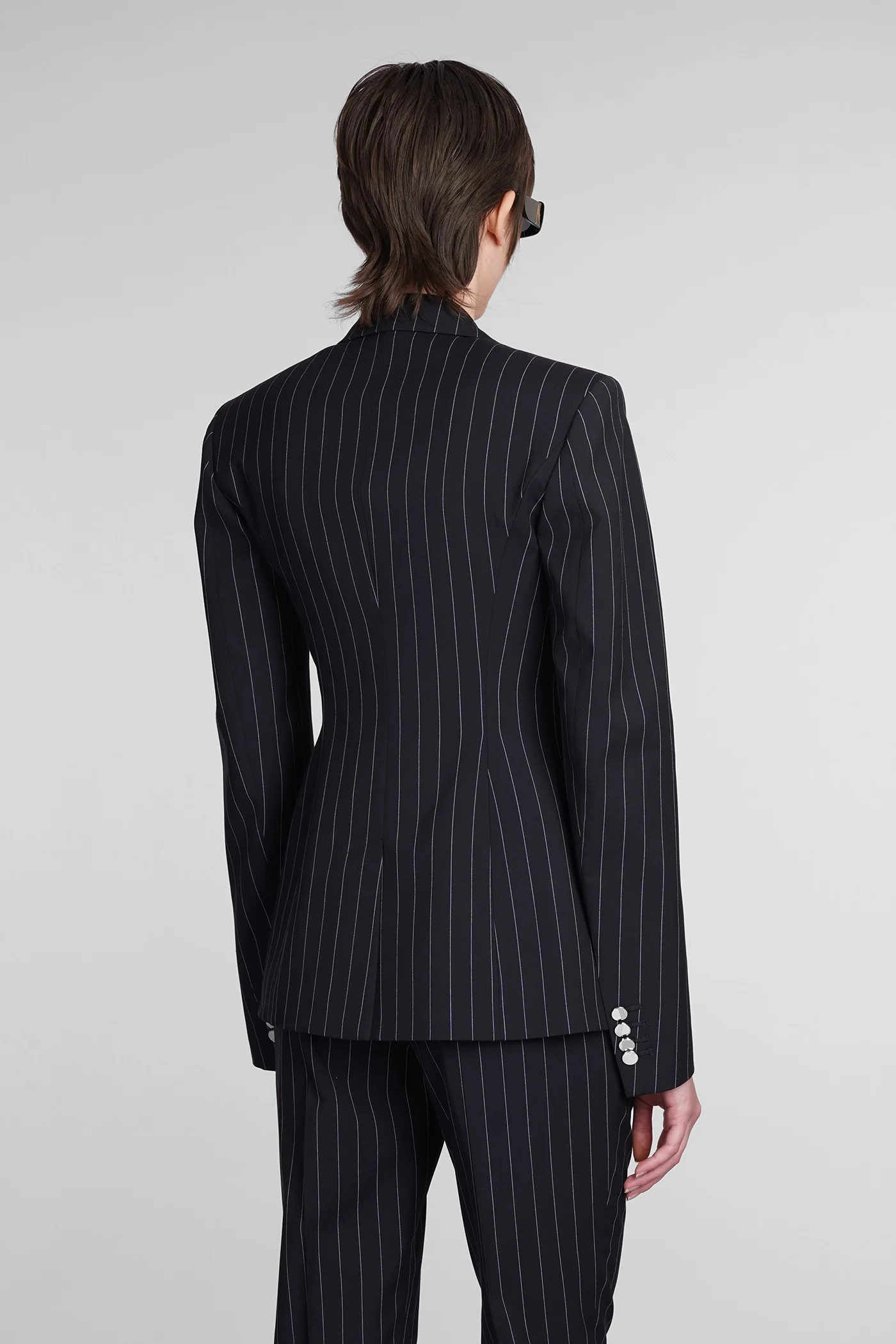 Blazer in blue viscose - Image 3