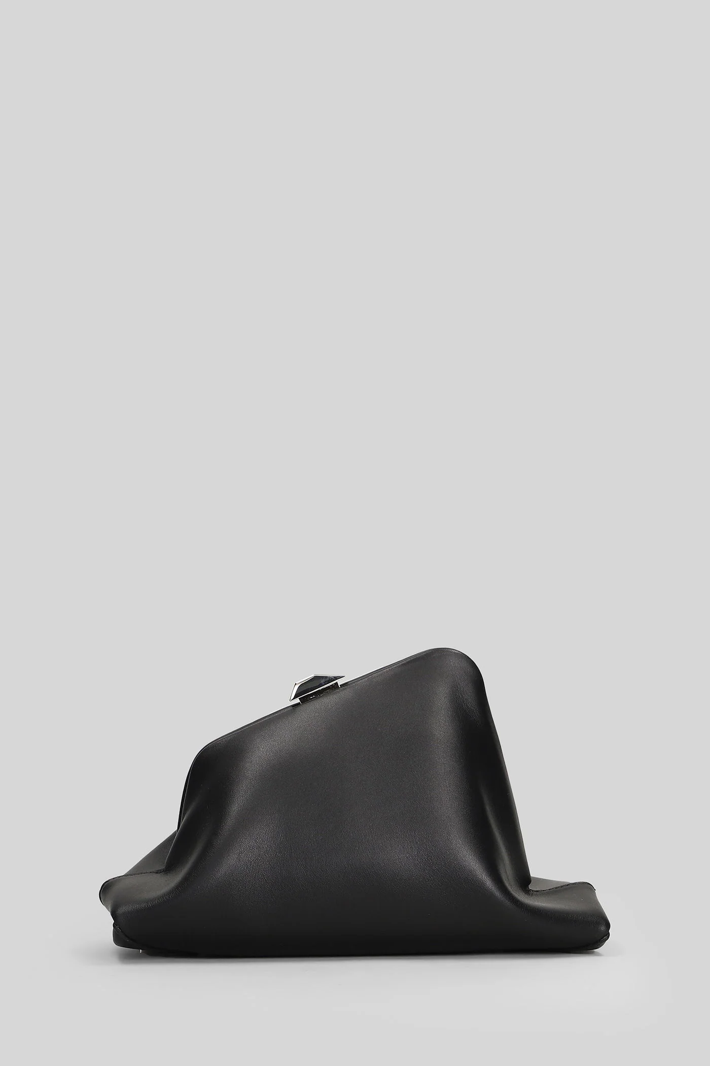 Day off small Clutch in black leather - Image 3
