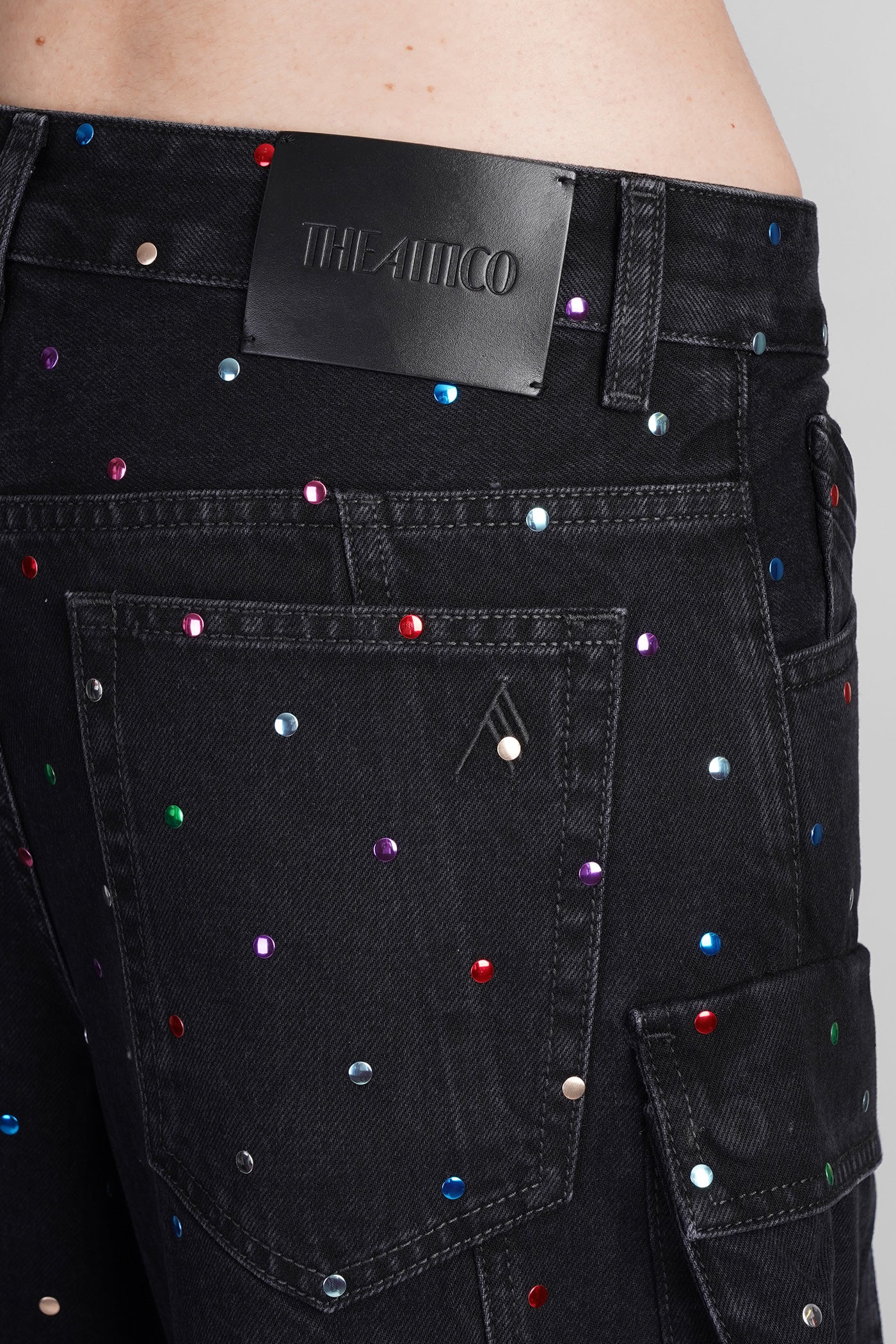 Fern Jeans in black cotton - Image 5