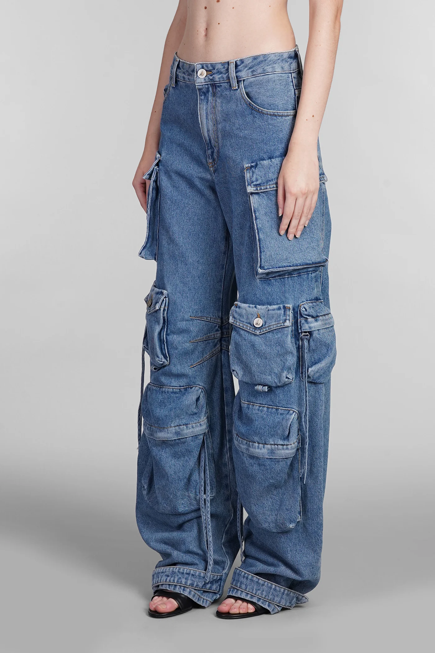 Fern Jeans in blue cotton - Image 4