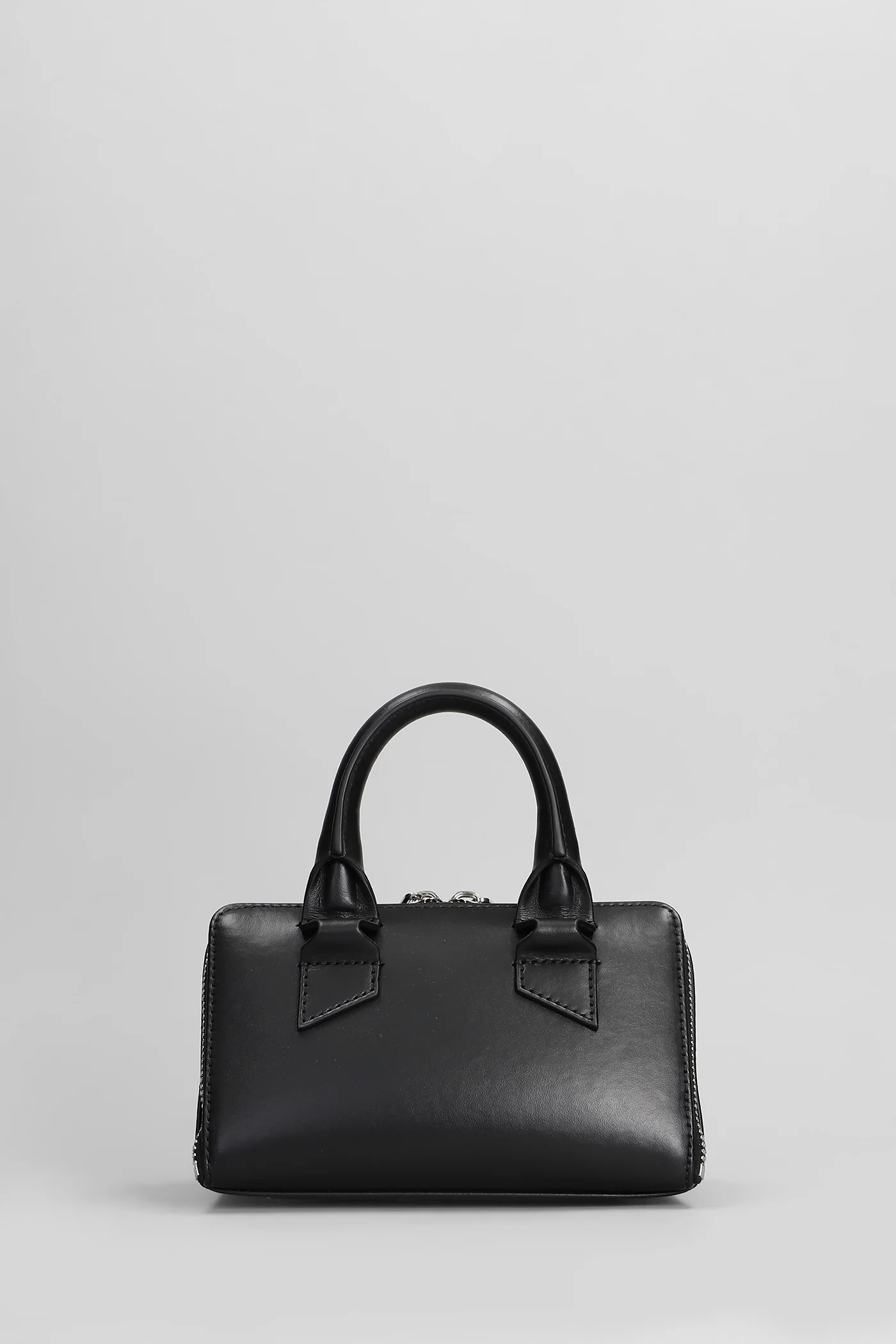 Friday Hand bag in black leather - Image 3