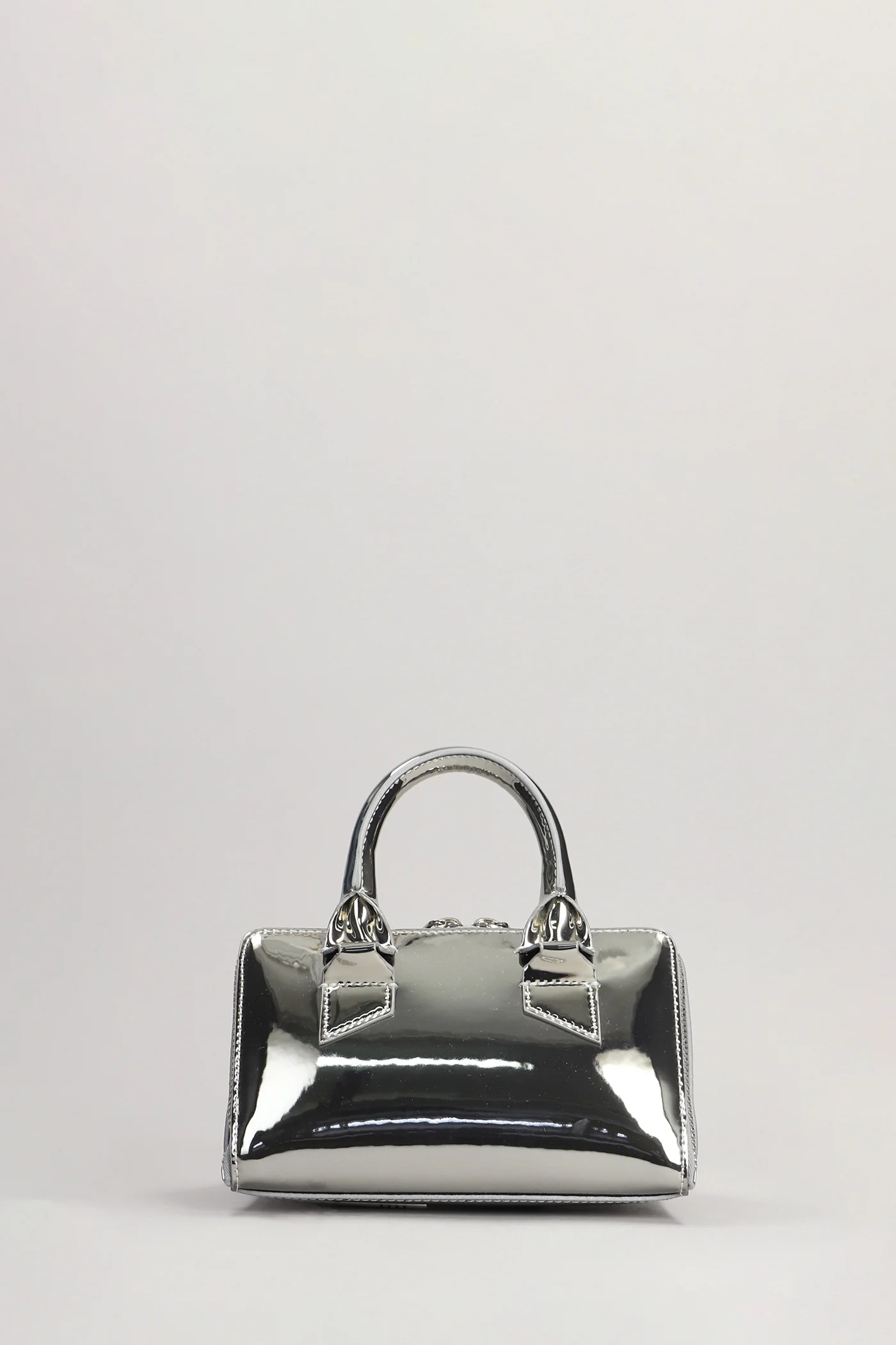 Friday Hand bag in silver Polyuretan - Image 3
