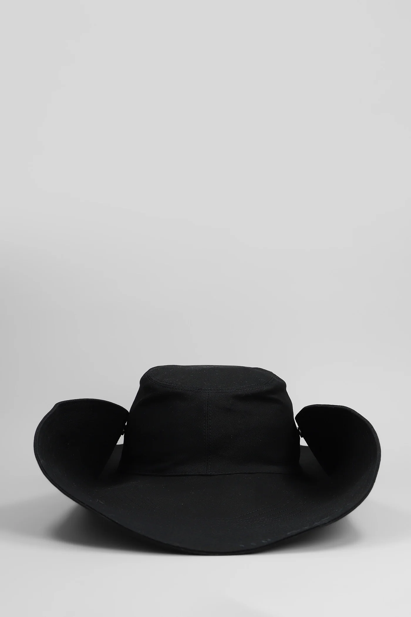 Hats in black cotton - Image 3