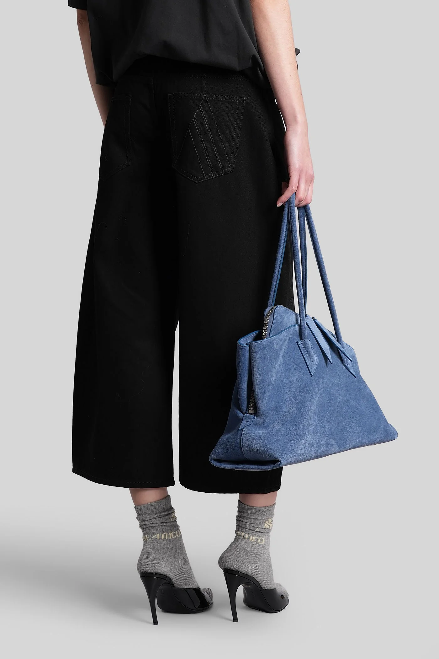 Jeans in black cotton - Image 3