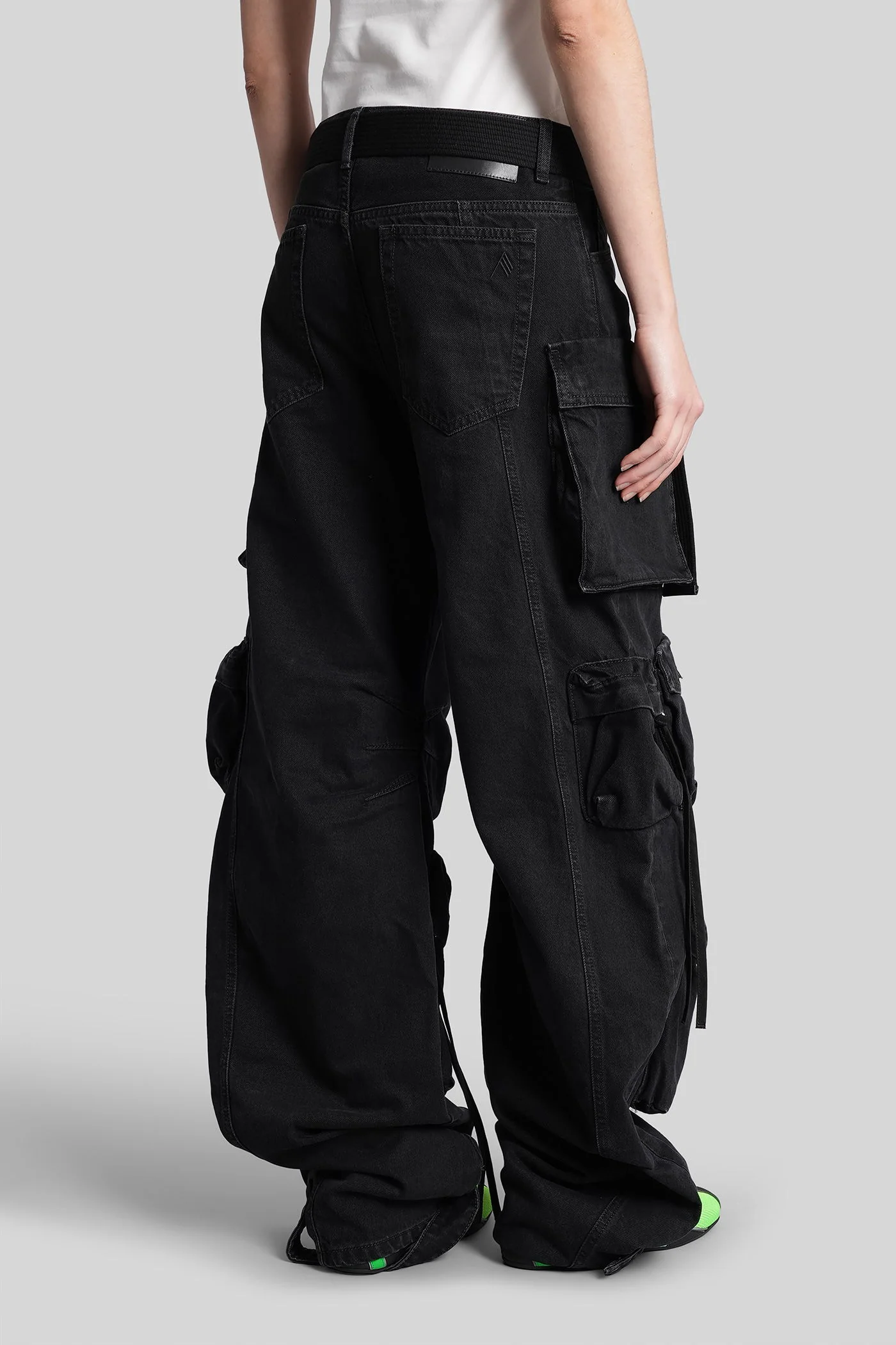 Jeans in black cotton - Image 33