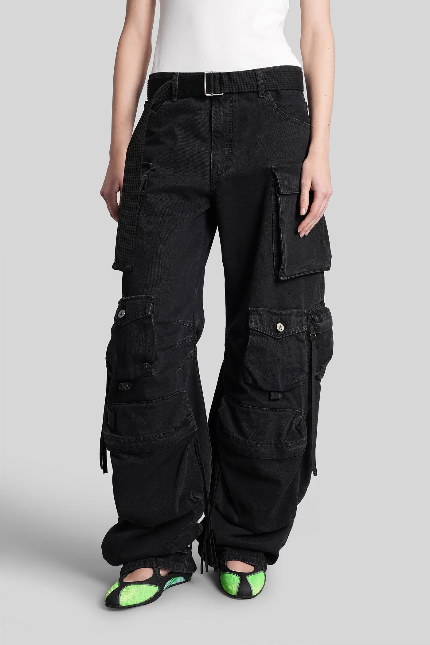 Jeans in black cotton - Image 6