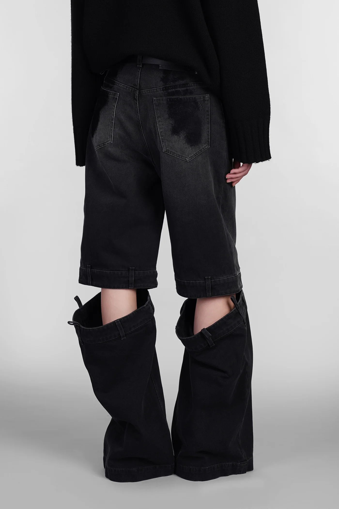 Jeans in black denim - Image 3